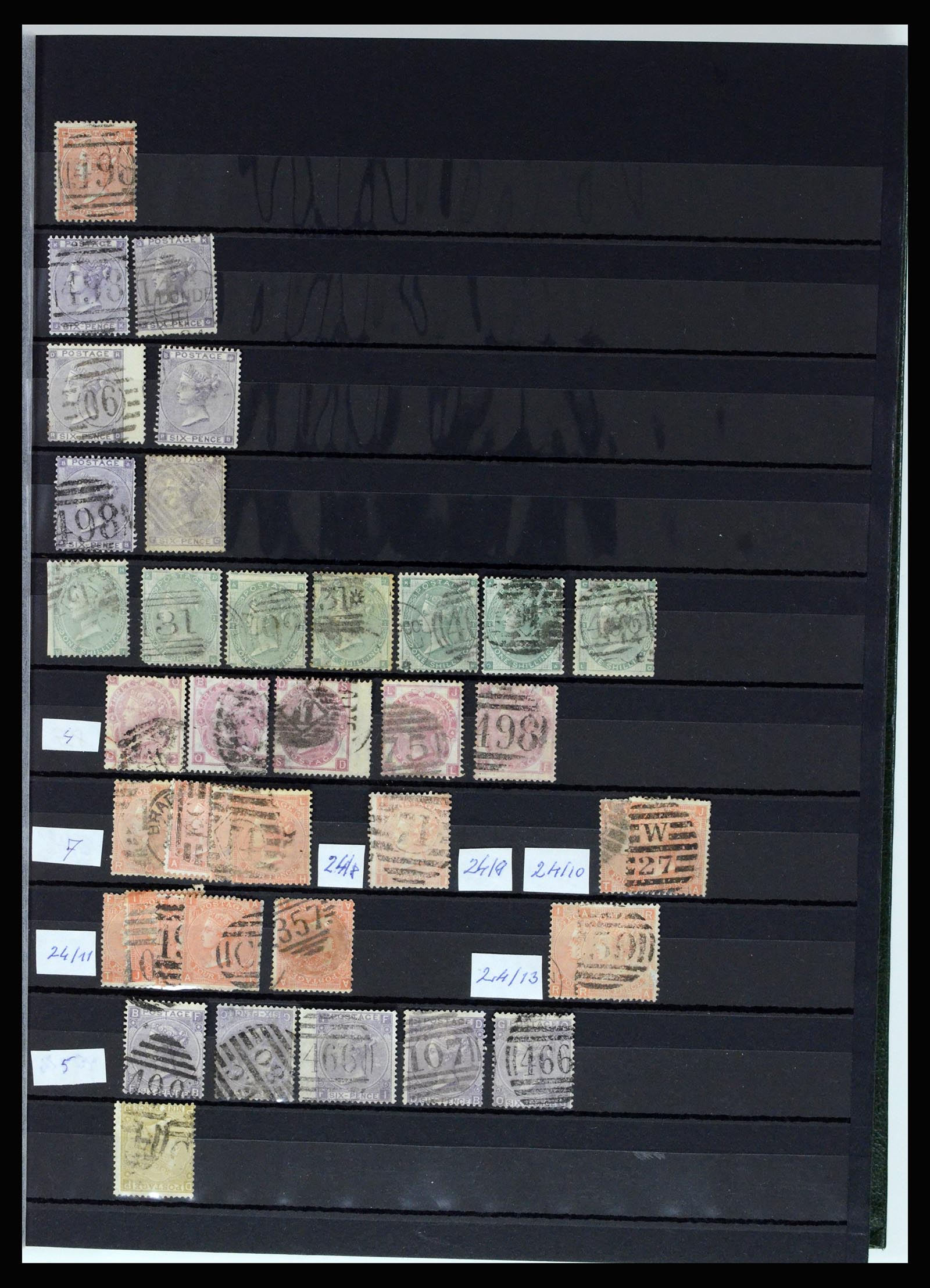 37046 005 - Postzegelverzameling 37046 Engeland 1840-1951.