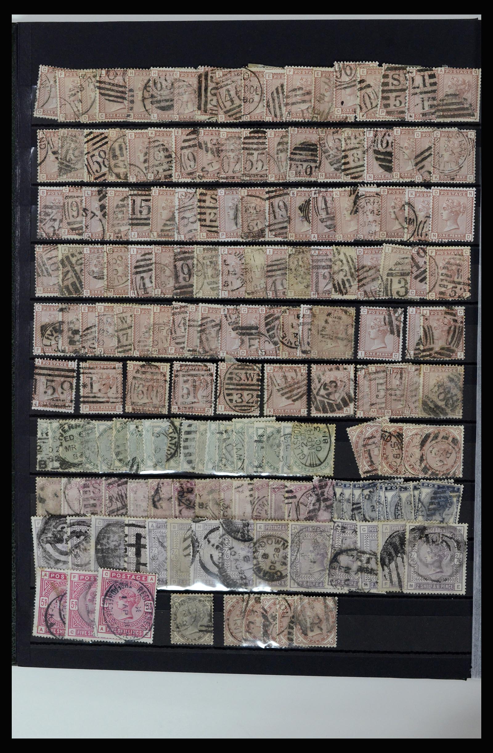 37046 008 - Postzegelverzameling 37046 Engeland 1840-1951.