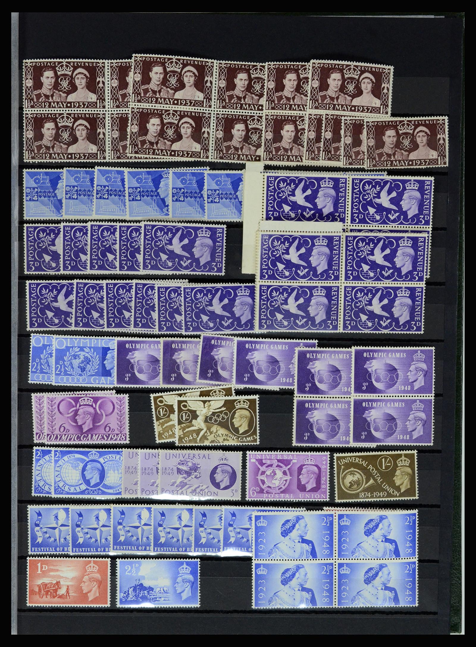 37046 019 - Postzegelverzameling 37046 Engeland 1840-1951.