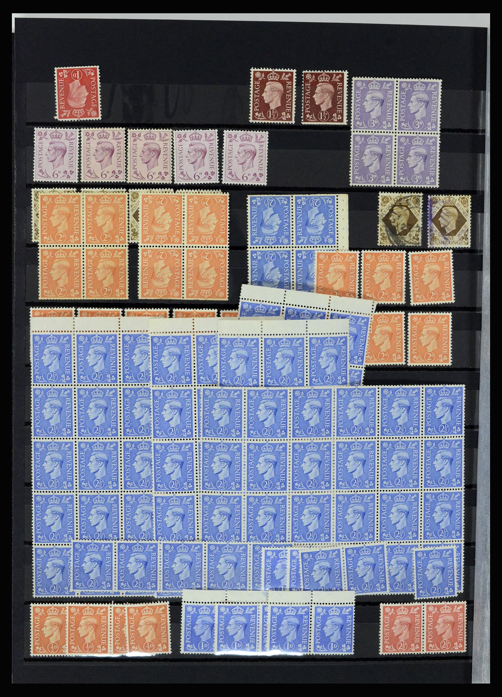 37046 020 - Postzegelverzameling 37046 Engeland 1840-1951.