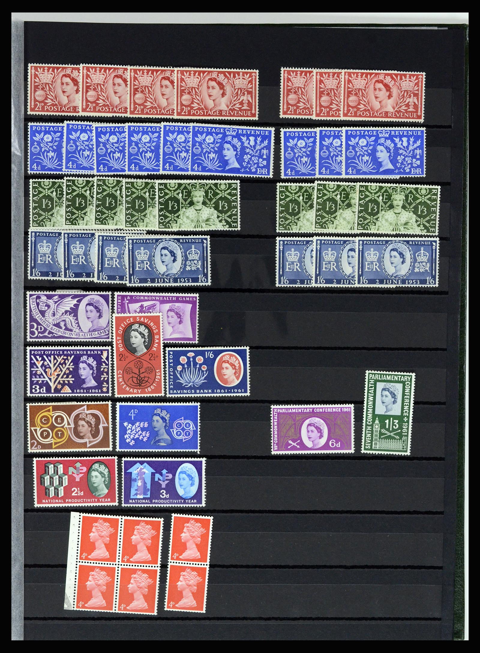 37046 021 - Postzegelverzameling 37046 Engeland 1840-1951.
