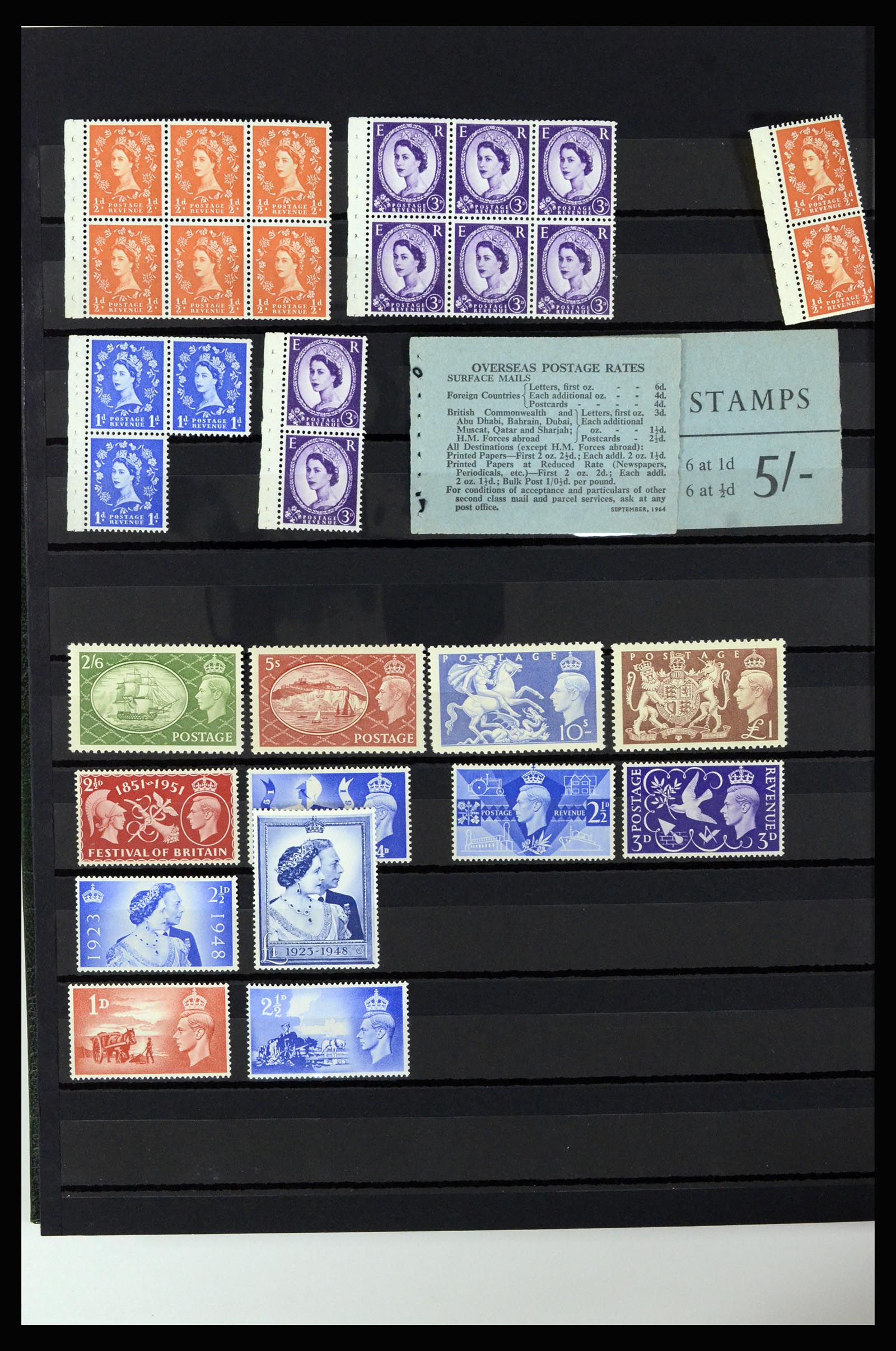 37046 022 - Postzegelverzameling 37046 Engeland 1840-1951.