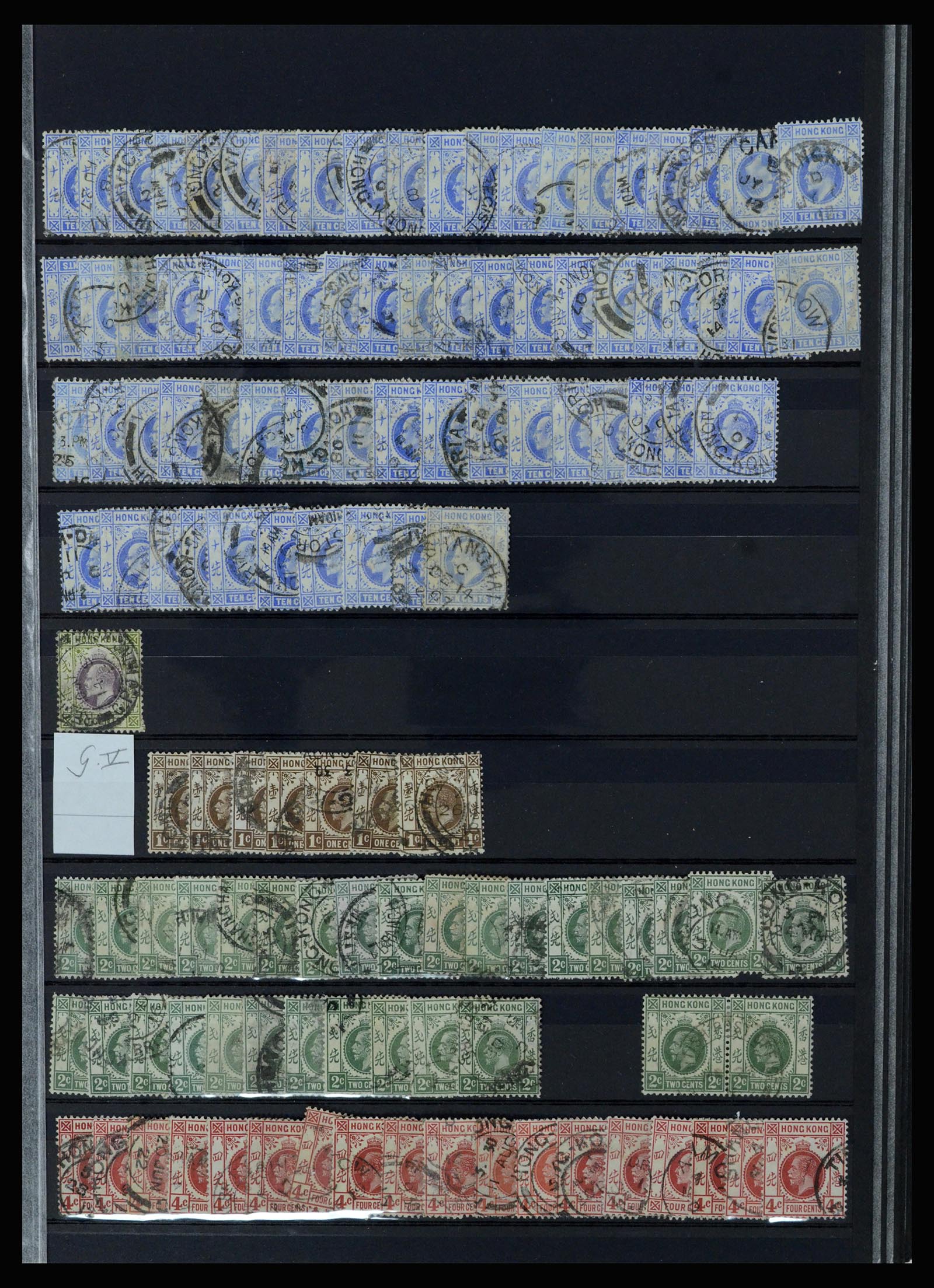 37047 009 - Postzegelverzameling 37047 Hongkong 1863-2000.