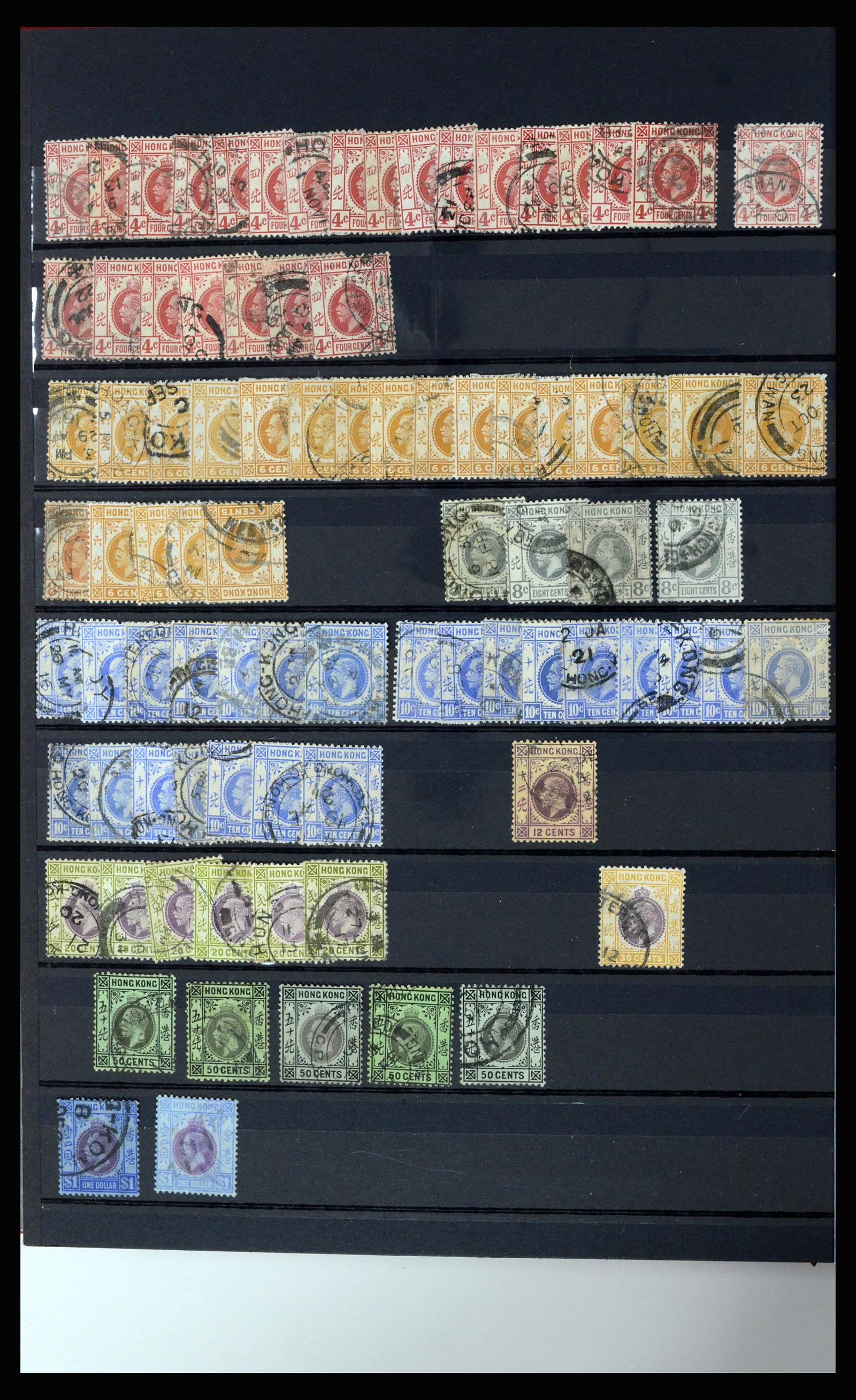 37047 010 - Postzegelverzameling 37047 Hongkong 1863-2000.