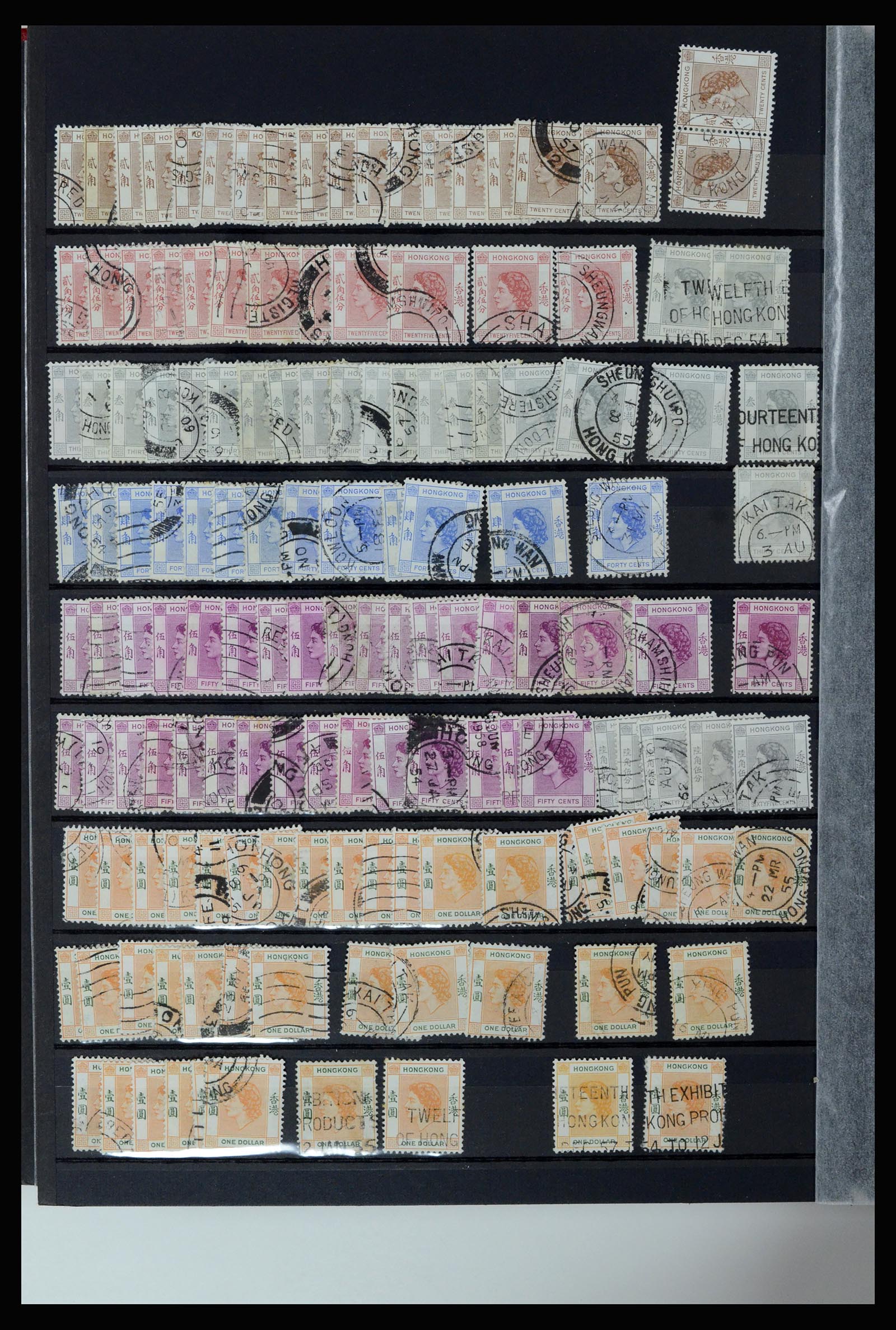 37047 020 - Postzegelverzameling 37047 Hongkong 1863-2000.
