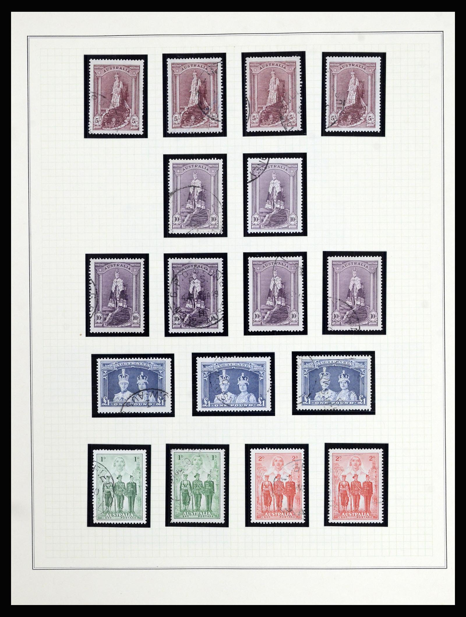 37049 009 - Postzegelverzameling 37049 Australië 1913-1990.