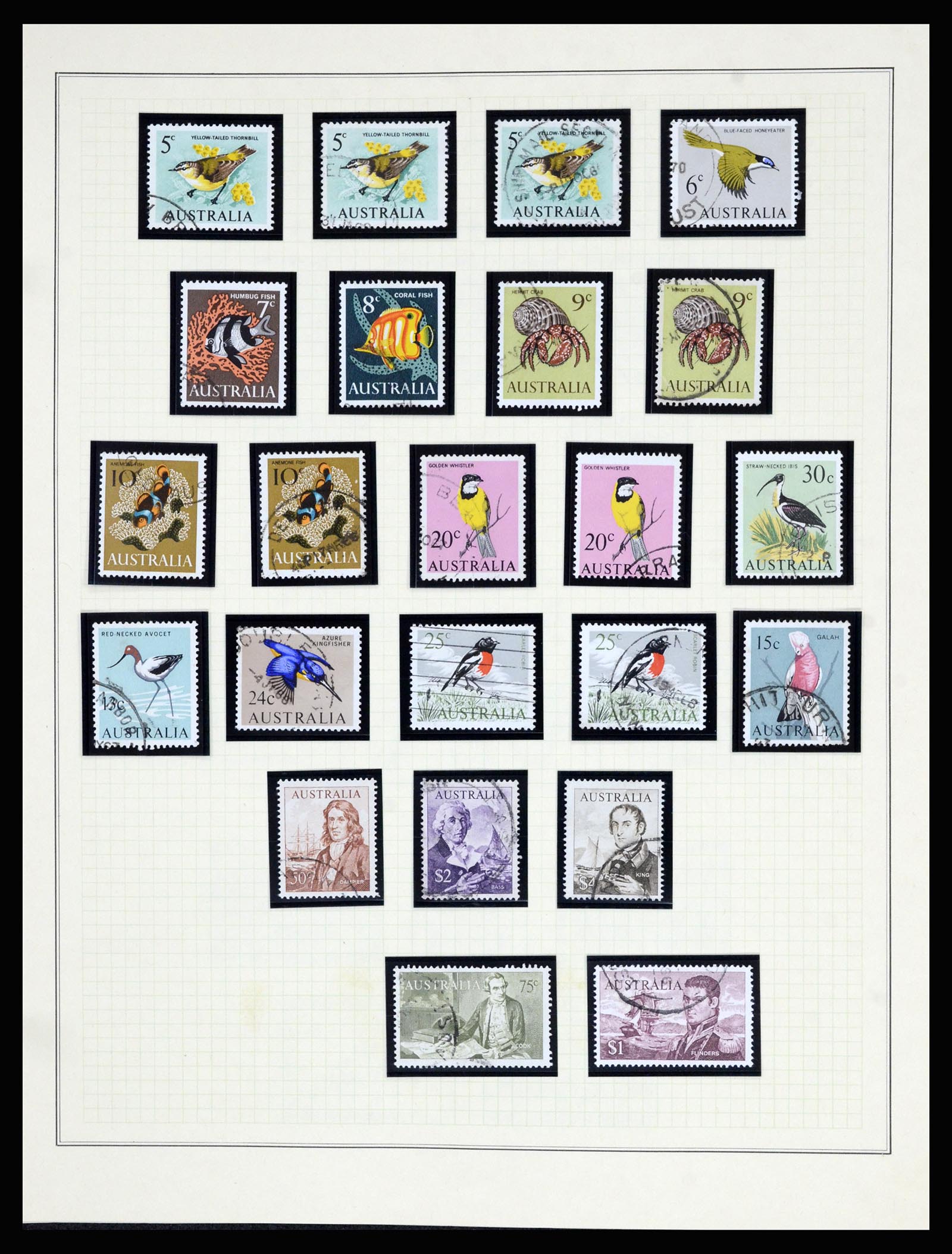 37049 028 - Postzegelverzameling 37049 Australië 1913-1990.