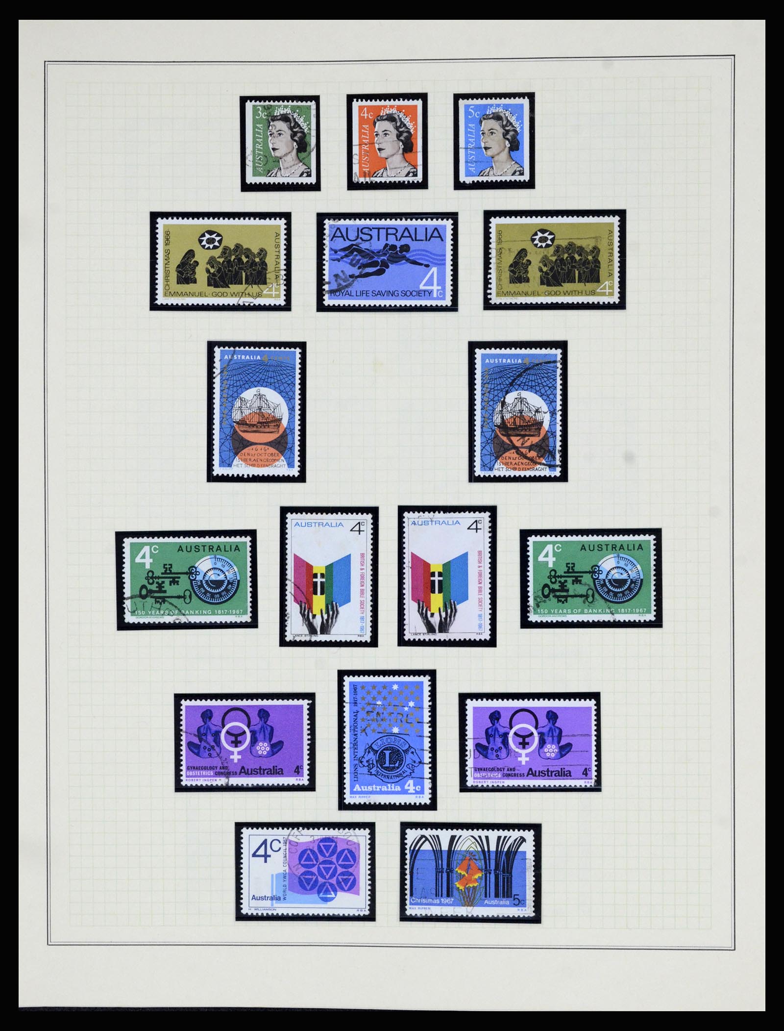 37049 029 - Postzegelverzameling 37049 Australië 1913-1990.