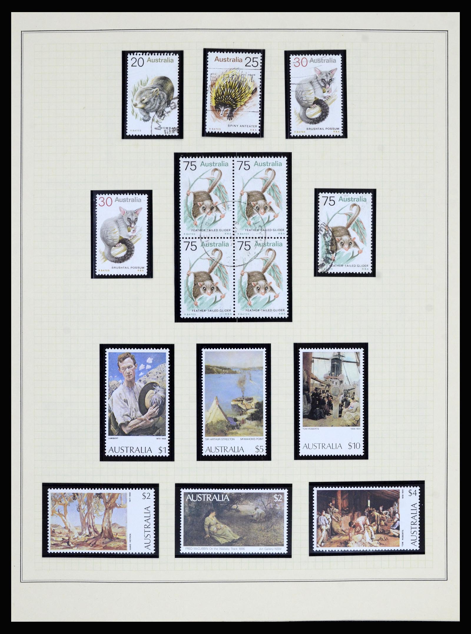 37049 040 - Postzegelverzameling 37049 Australië 1913-1990.