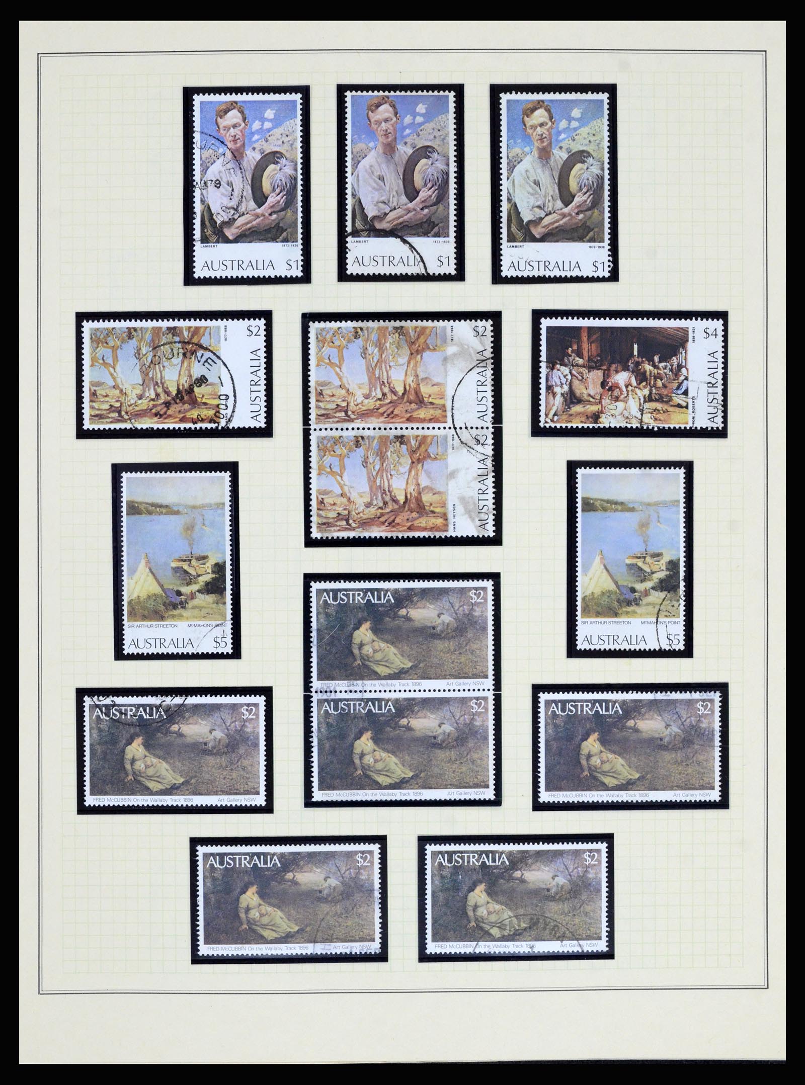 37049 041 - Postzegelverzameling 37049 Australië 1913-1990.