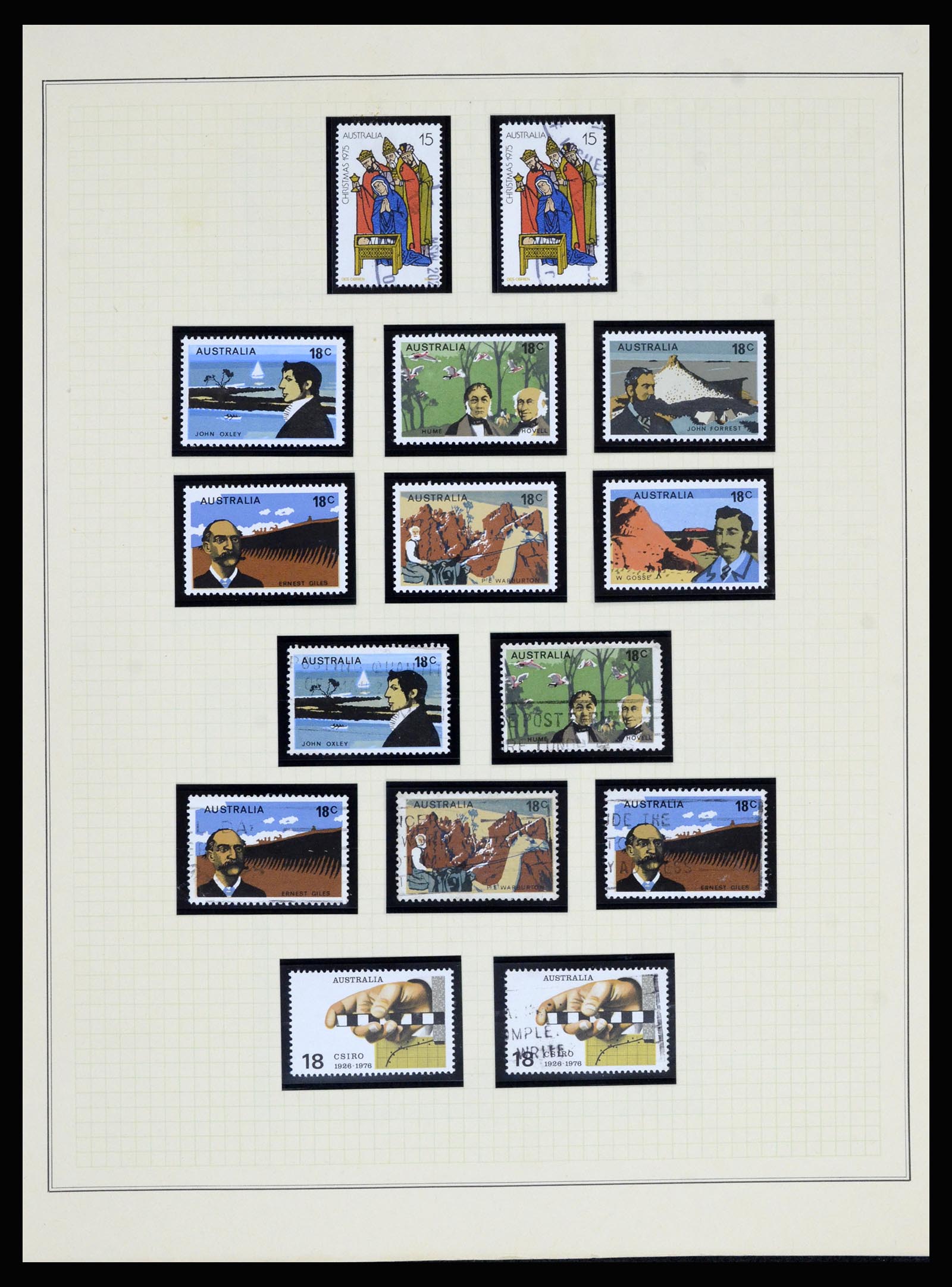 37049 044 - Postzegelverzameling 37049 Australië 1913-1990.