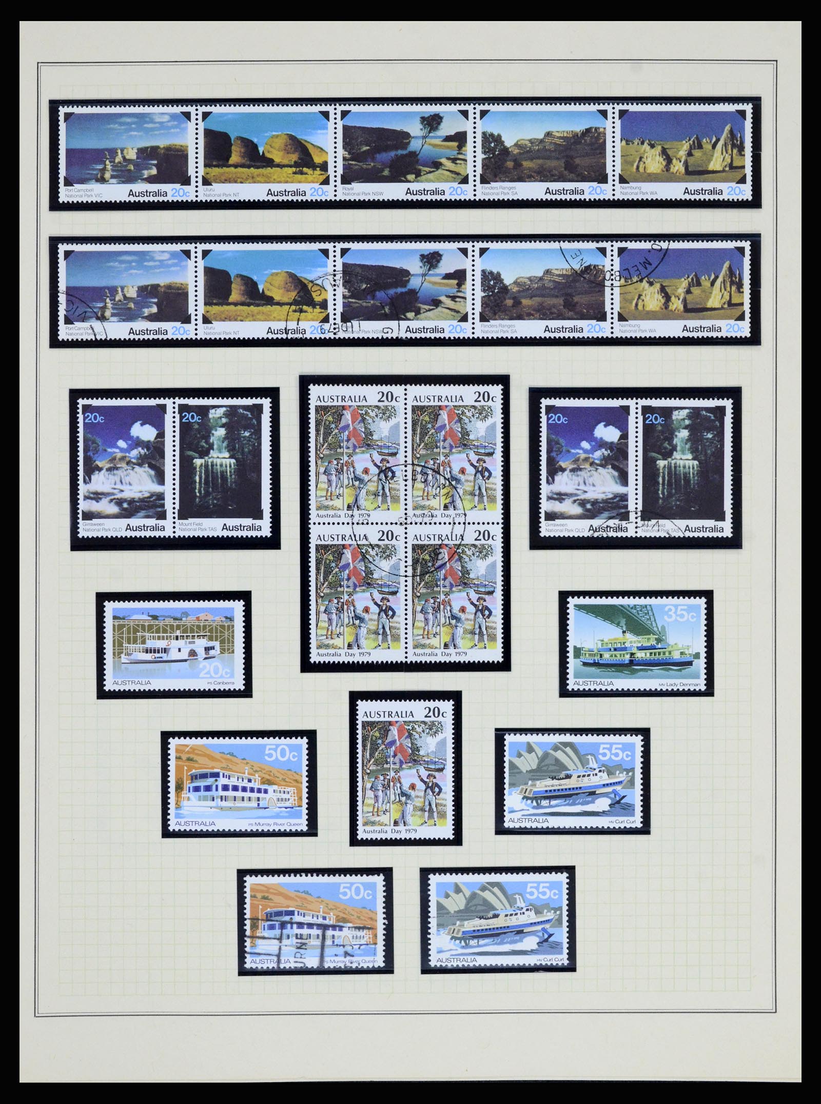 37049 051 - Postzegelverzameling 37049 Australië 1913-1990.