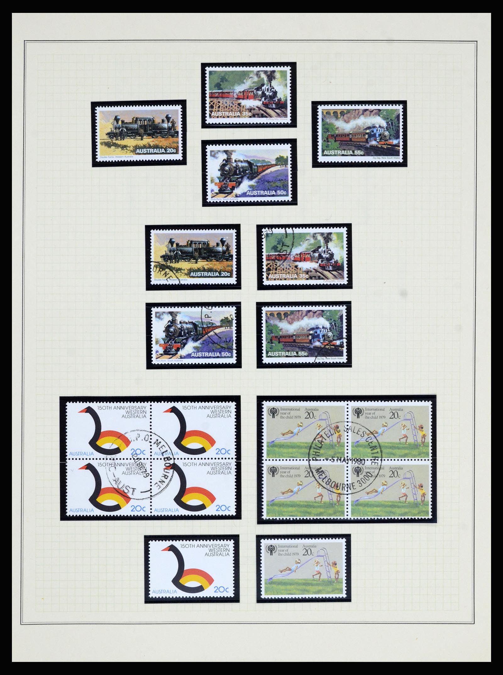 37049 052 - Postzegelverzameling 37049 Australië 1913-1990.