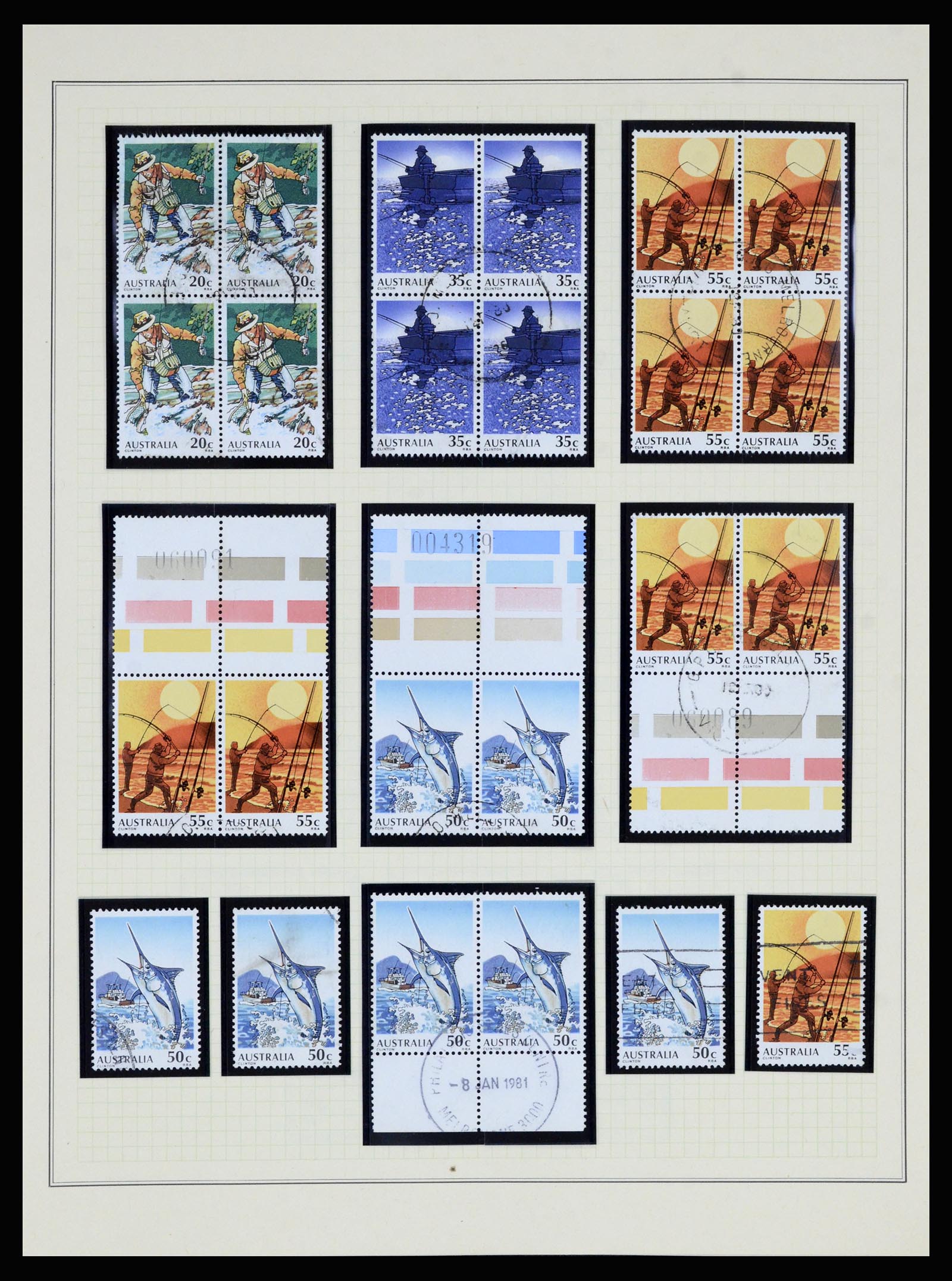 37049 056 - Postzegelverzameling 37049 Australië 1913-1990.