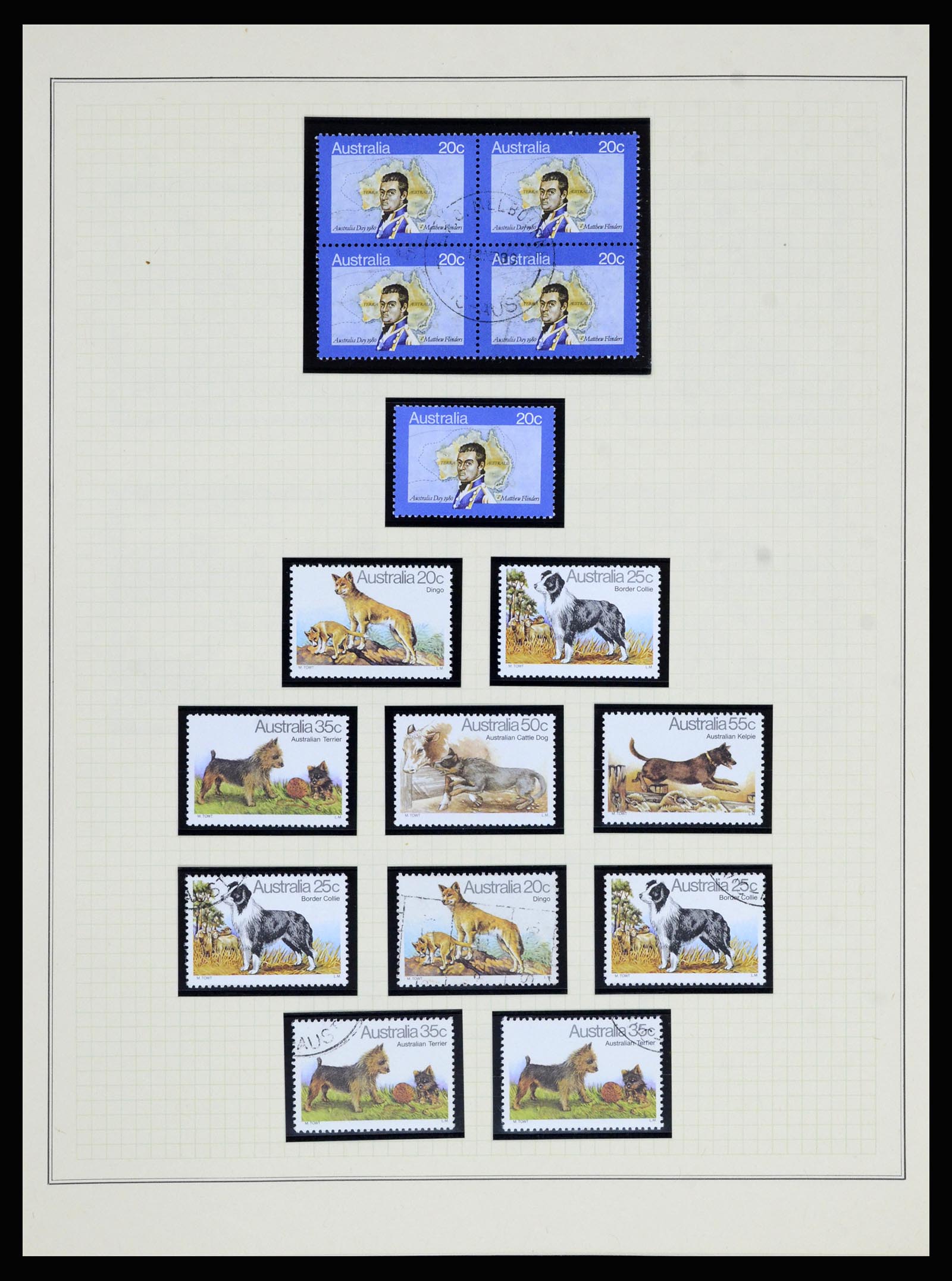 37049 057 - Postzegelverzameling 37049 Australië 1913-1990.