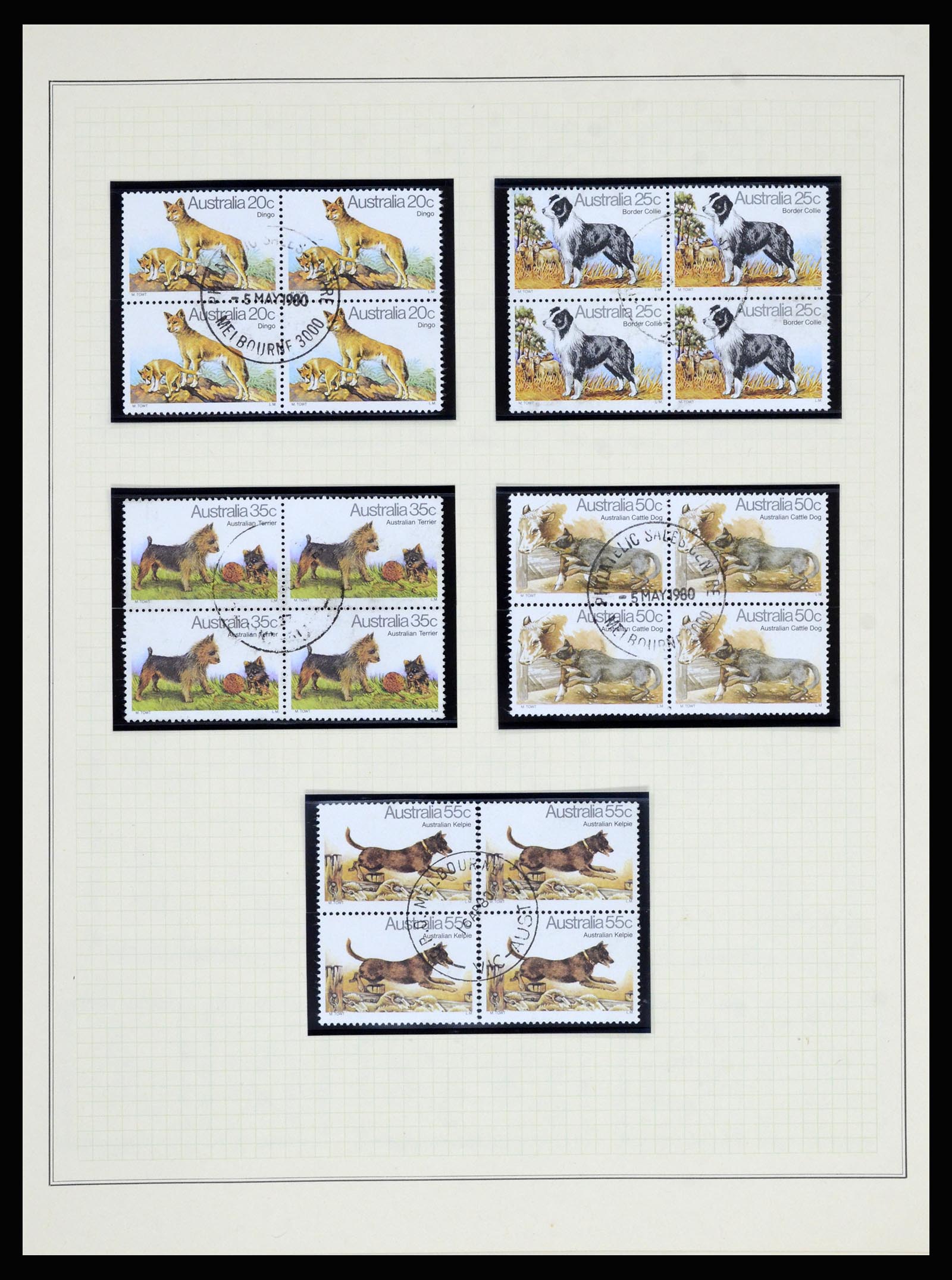 37049 058 - Postzegelverzameling 37049 Australië 1913-1990.