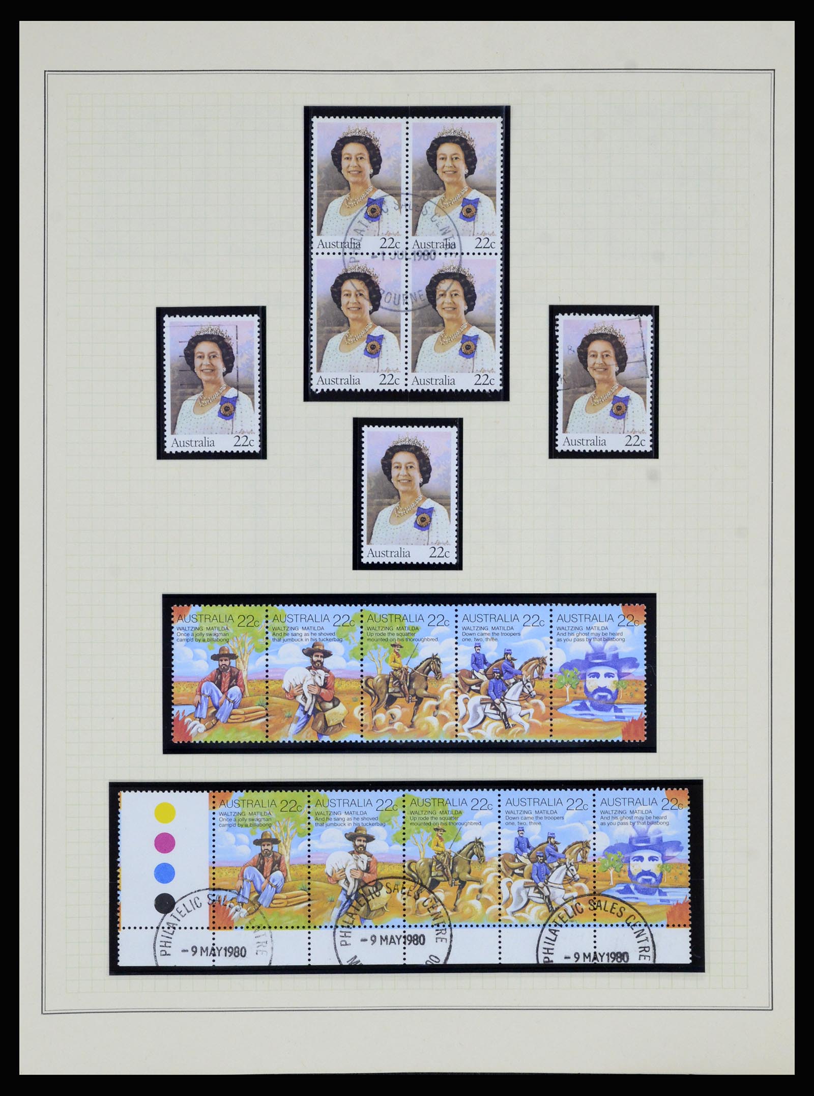 37049 061 - Postzegelverzameling 37049 Australië 1913-1990.