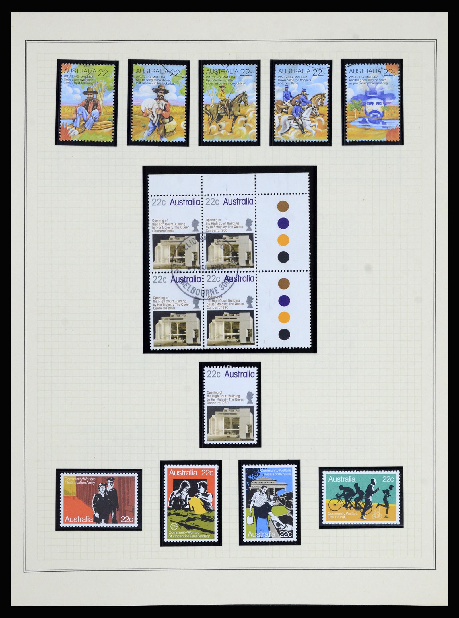 37049 062 - Postzegelverzameling 37049 Australië 1913-1990.