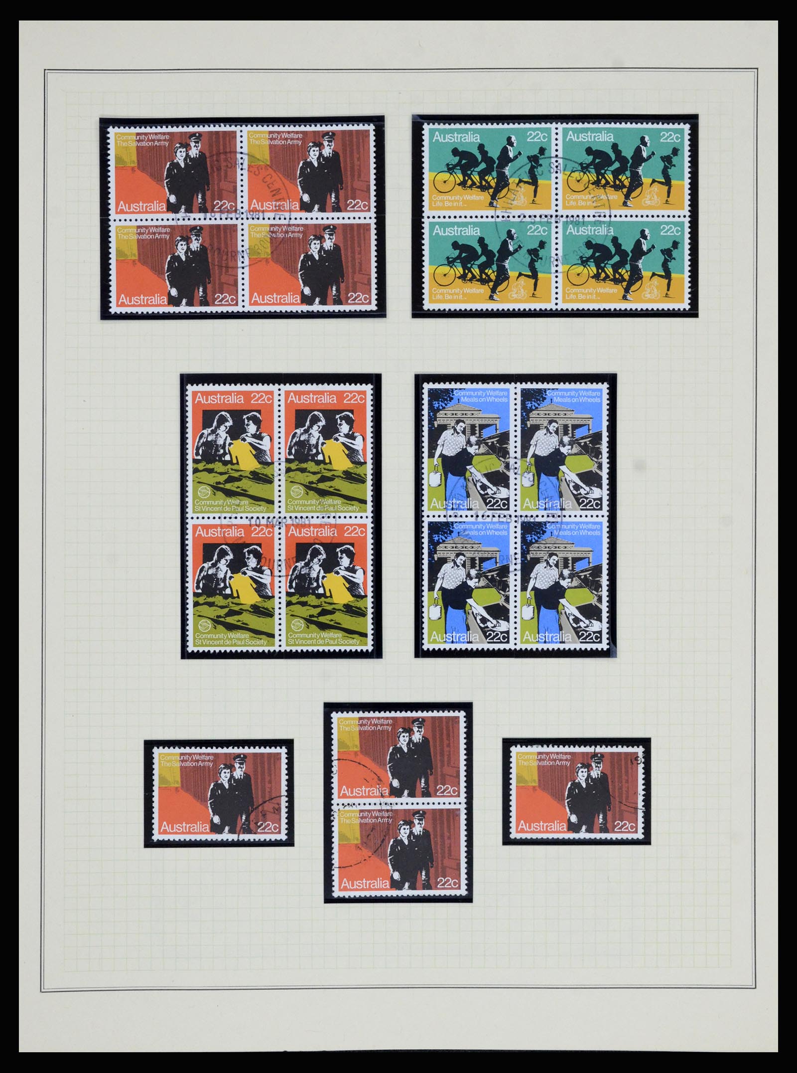 37049 063 - Postzegelverzameling 37049 Australië 1913-1990.