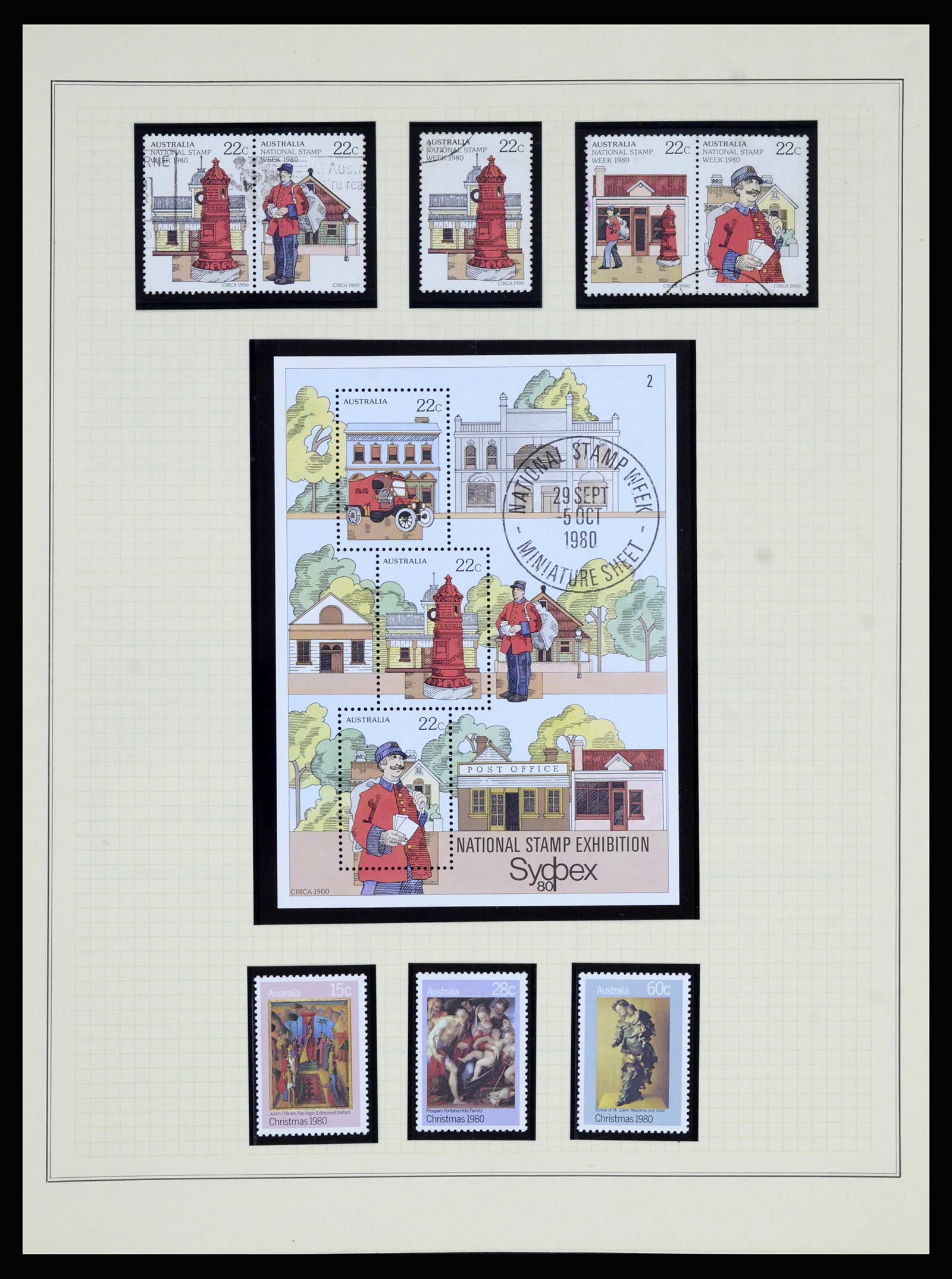 37049 065 - Postzegelverzameling 37049 Australië 1913-1990.