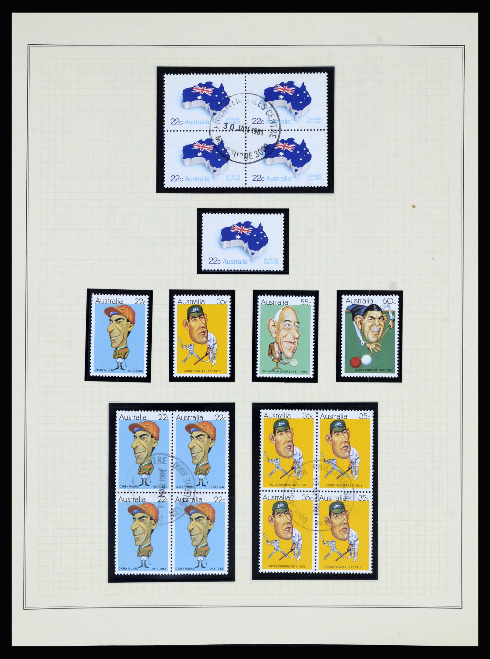 37049 068 - Postzegelverzameling 37049 Australië 1913-1990.