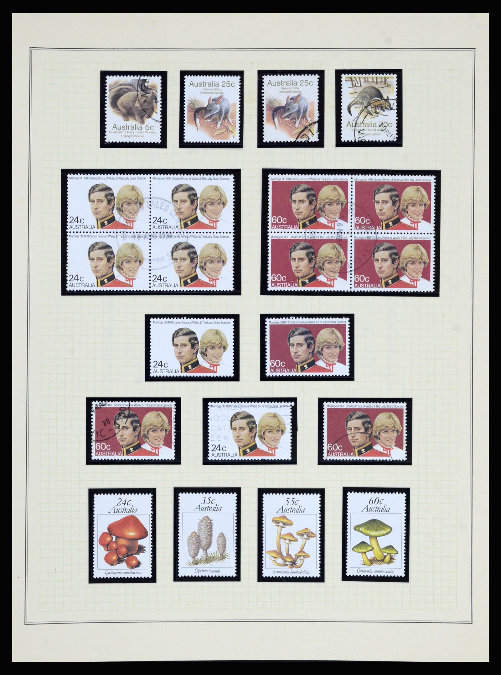 37049 073 - Postzegelverzameling 37049 Australië 1913-1990.