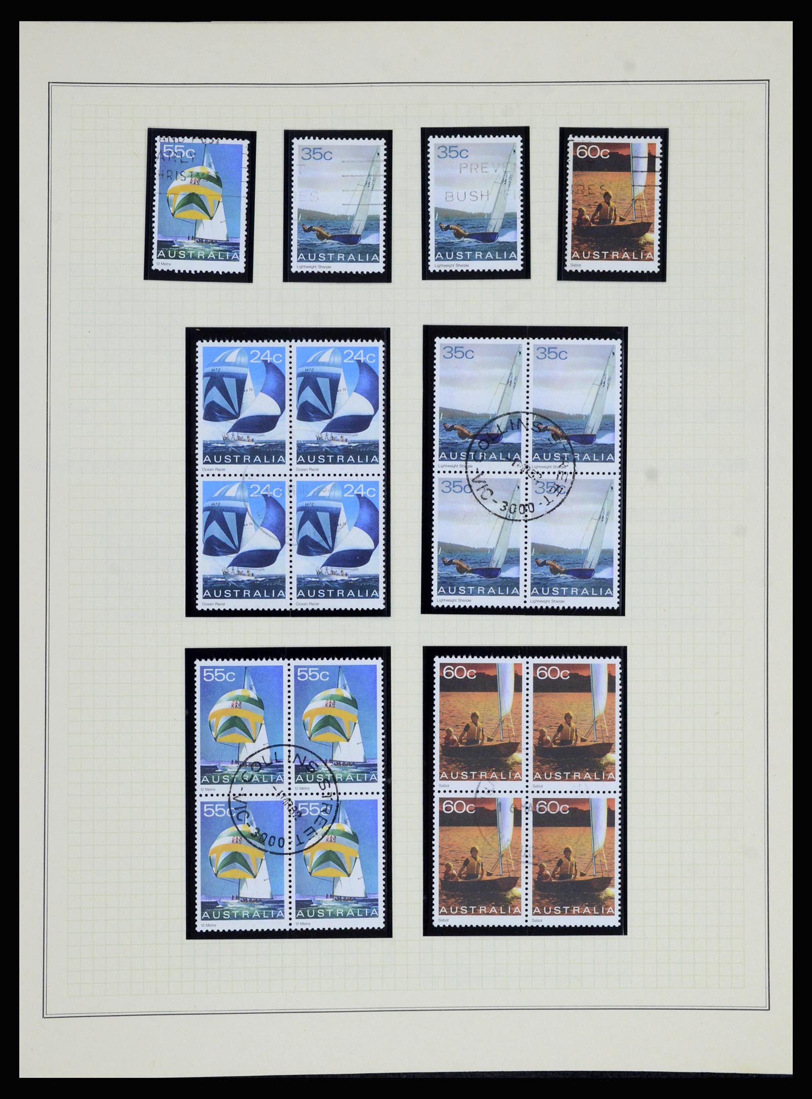 37049 077 - Postzegelverzameling 37049 Australië 1913-1990.