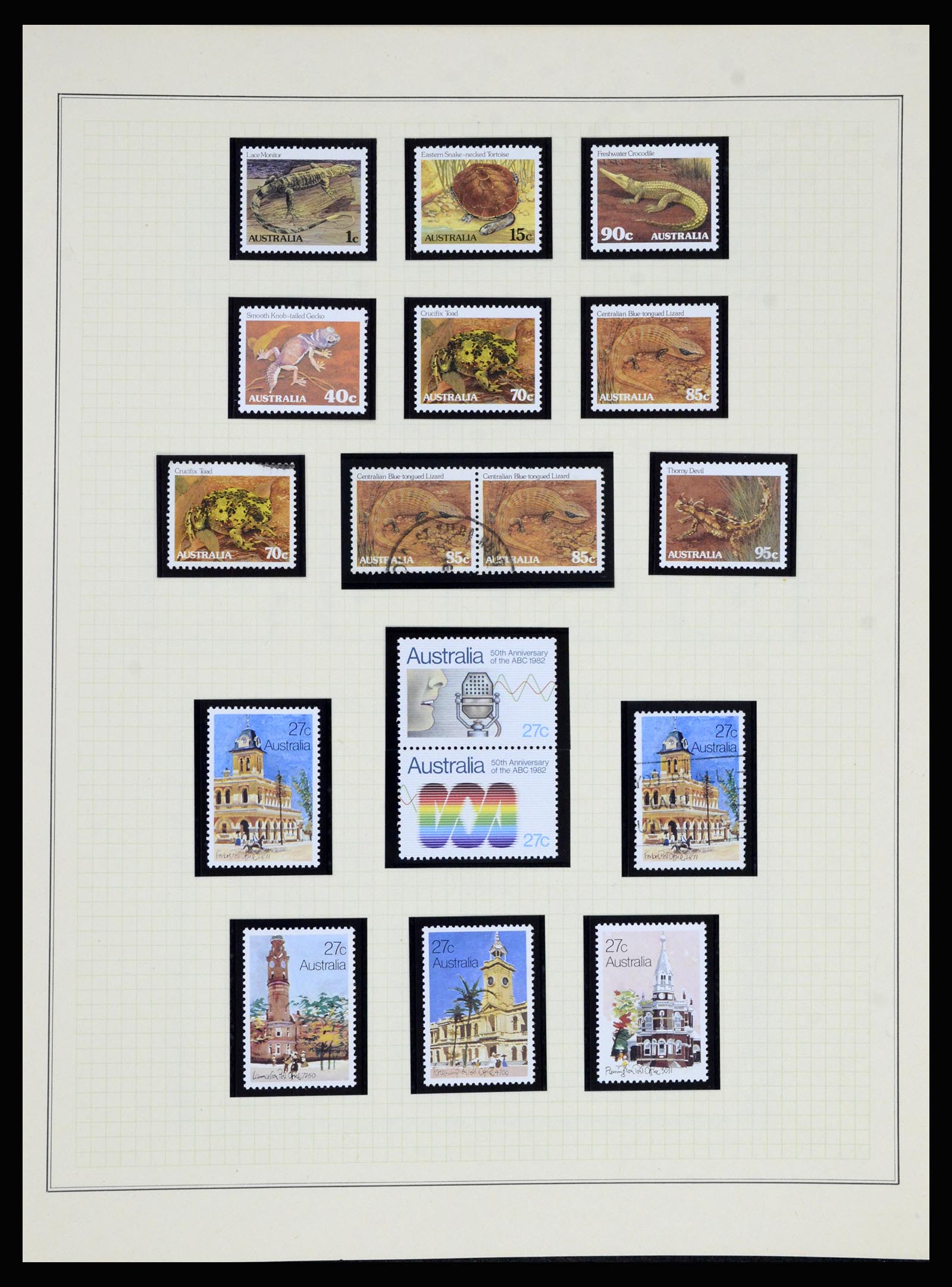 37049 080 - Postzegelverzameling 37049 Australië 1913-1990.