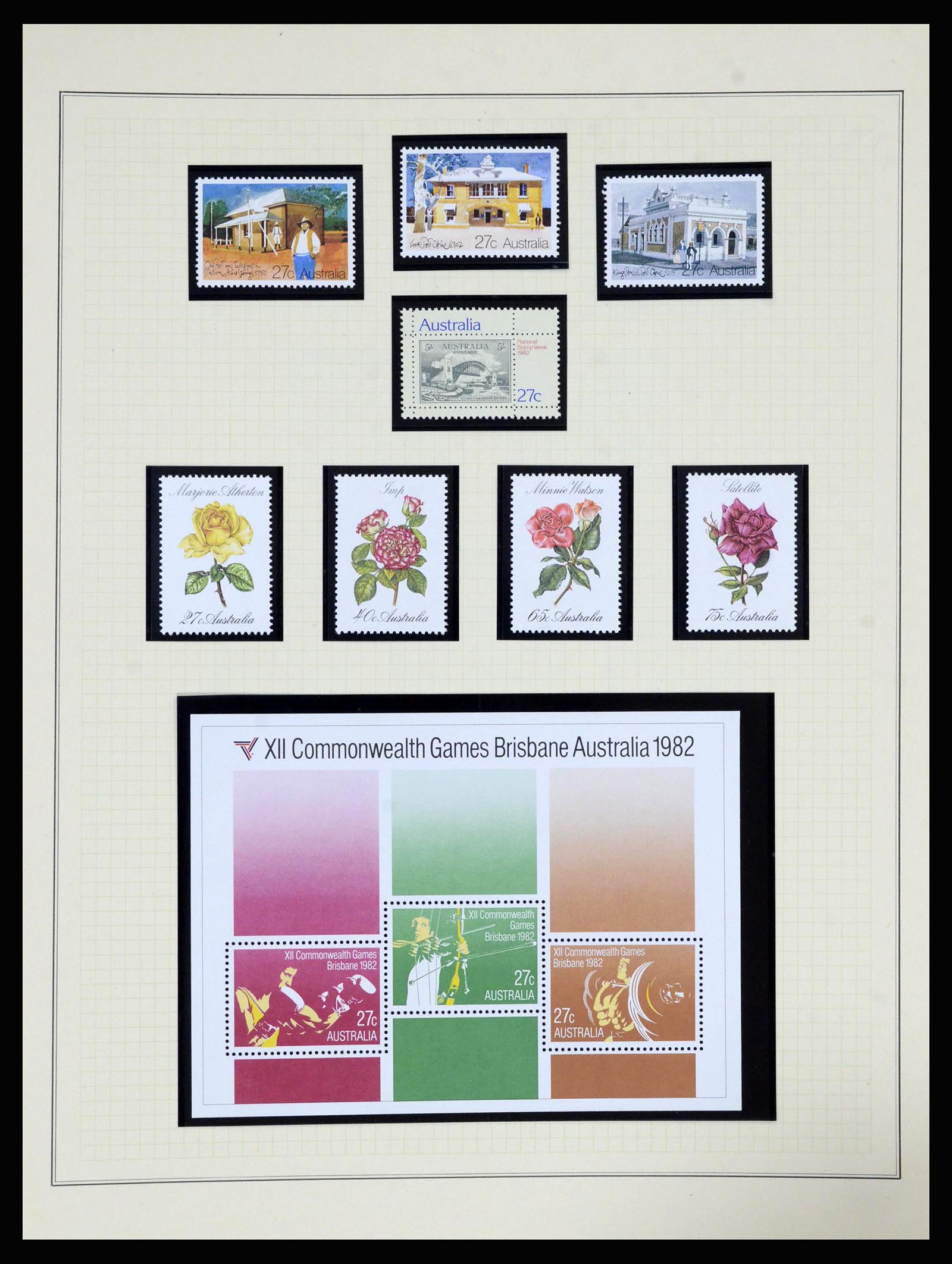 37049 081 - Postzegelverzameling 37049 Australië 1913-1990.