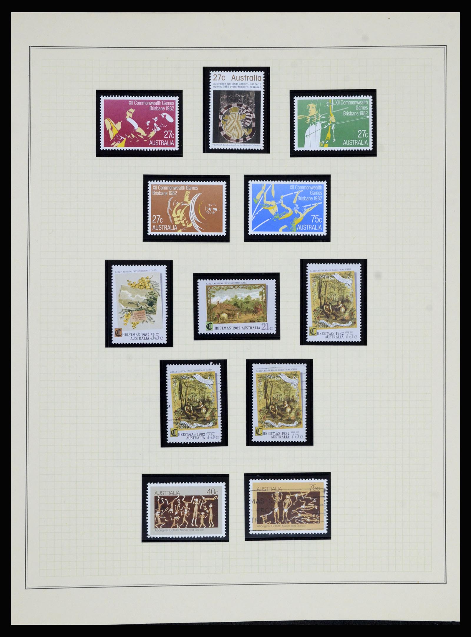 37049 082 - Postzegelverzameling 37049 Australië 1913-1990.