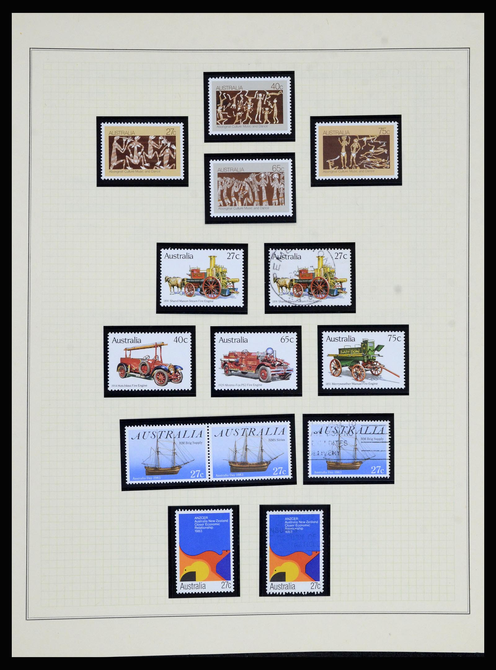 37049 083 - Postzegelverzameling 37049 Australië 1913-1990.