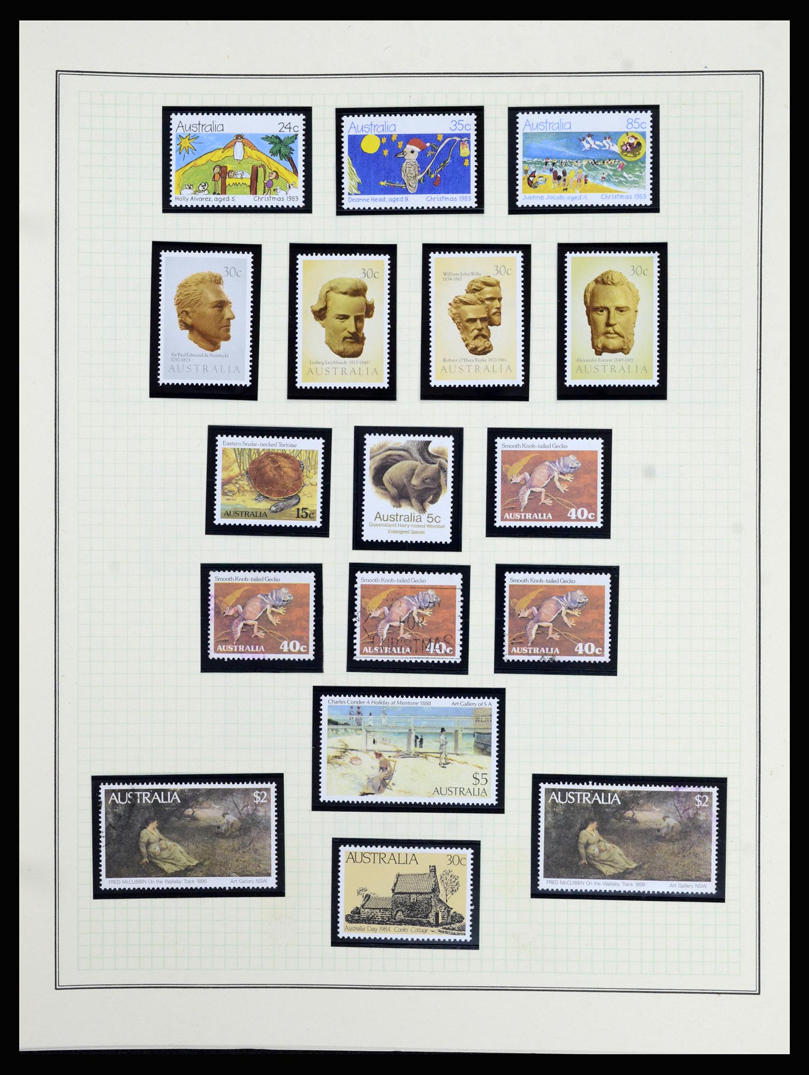 37049 086 - Postzegelverzameling 37049 Australië 1913-1990.