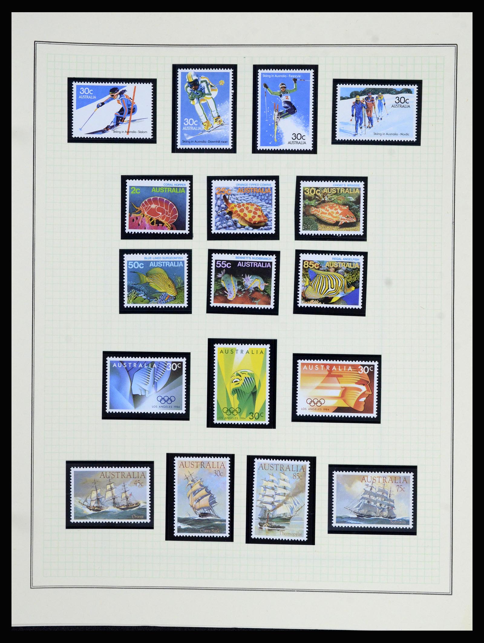 37049 088 - Postzegelverzameling 37049 Australië 1913-1990.