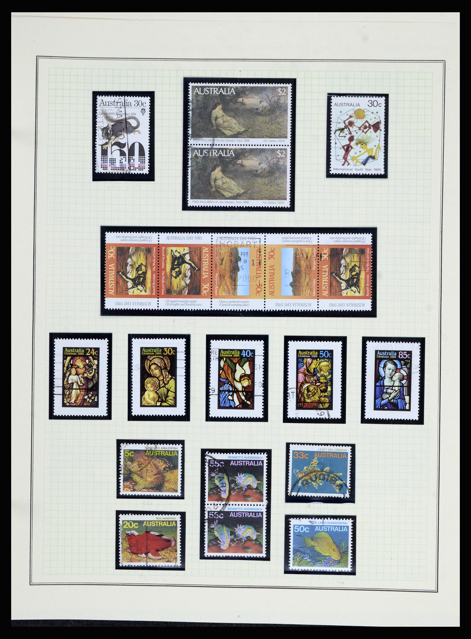 37049 091 - Postzegelverzameling 37049 Australië 1913-1990.