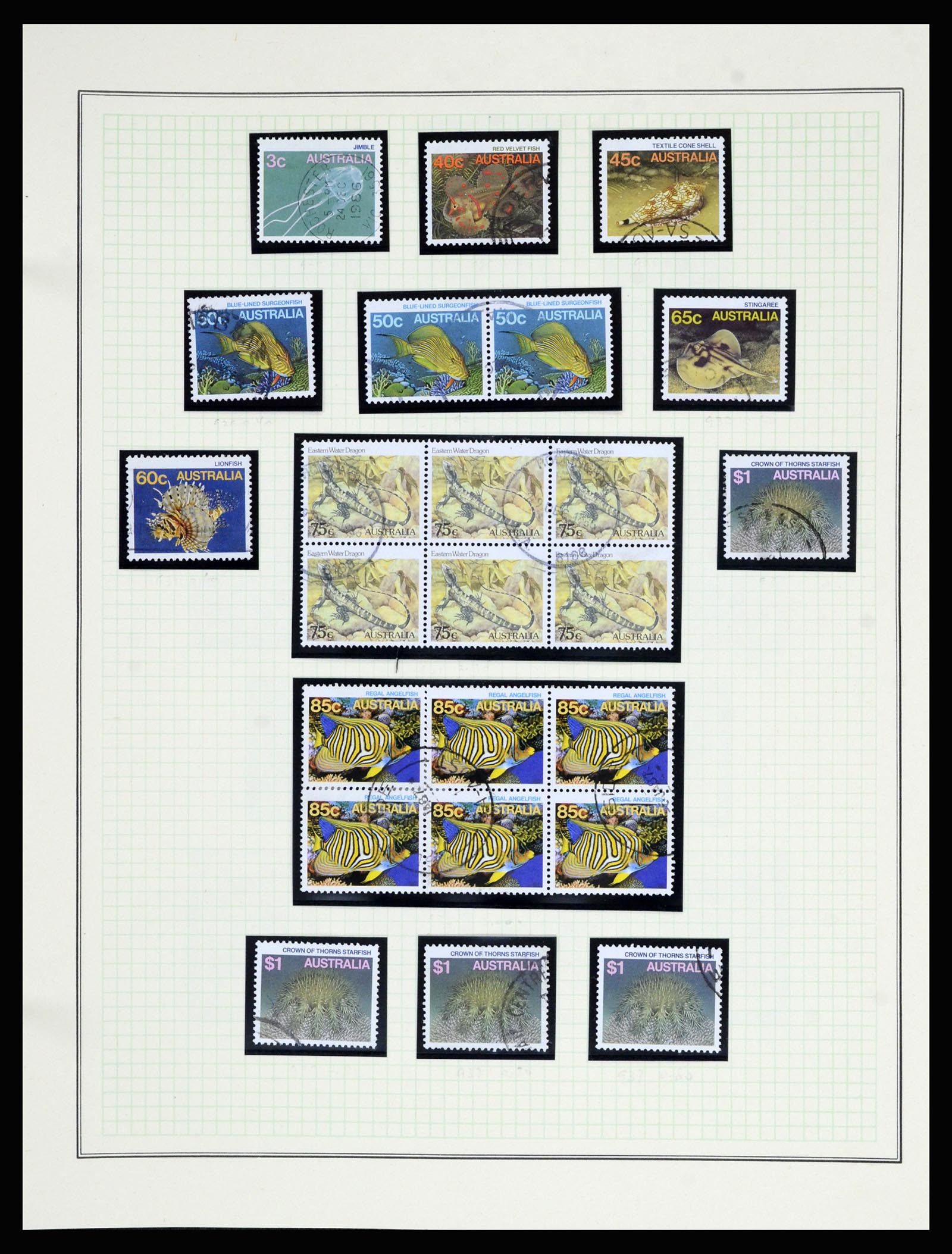 37049 094 - Postzegelverzameling 37049 Australië 1913-1990.