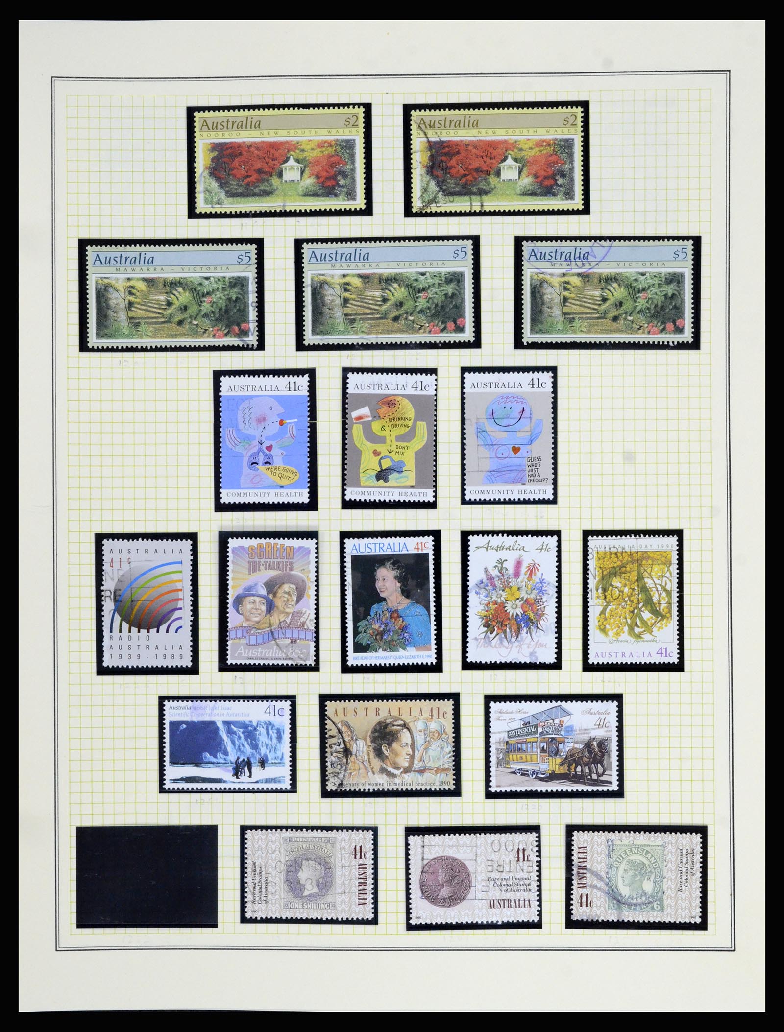 37049 097 - Postzegelverzameling 37049 Australië 1913-1990.