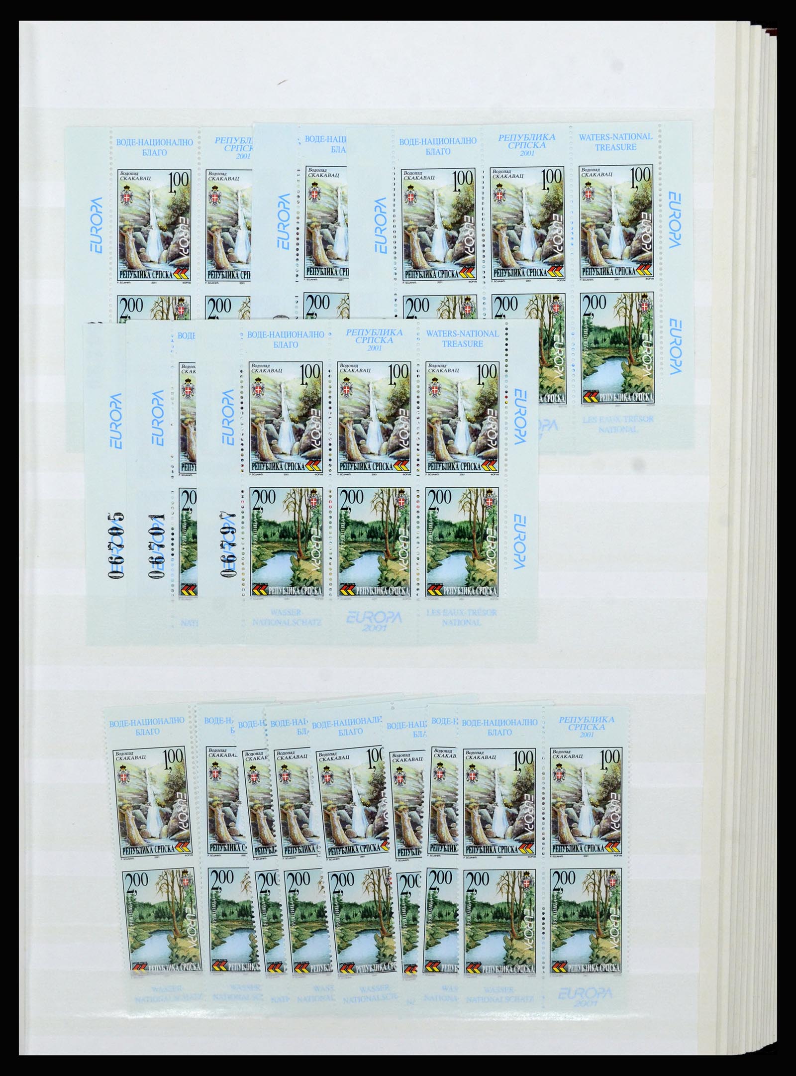 37050 014 - Postzegelverzameling 37050 Europa CEPT 1960-2001.