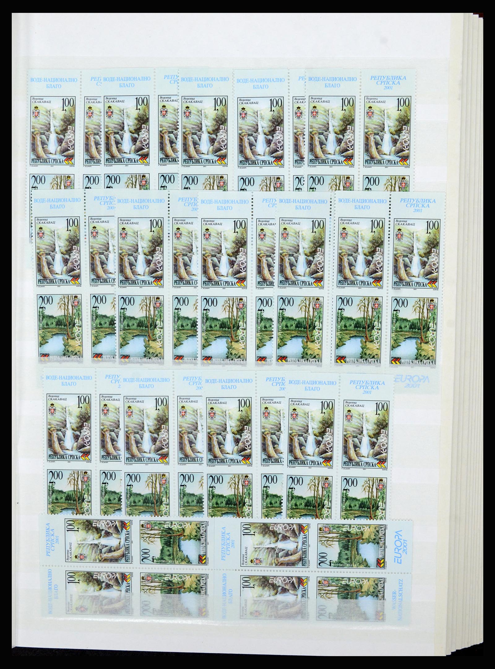 37050 018 - Postzegelverzameling 37050 Europa CEPT 1960-2001.