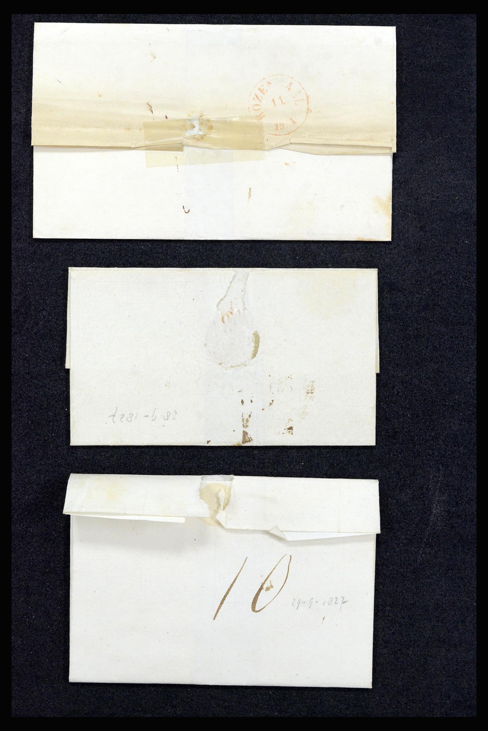 37051 022 - Postzegelverzameling 37051 Nederland brieven Roosendaal 1630(!)-1918.