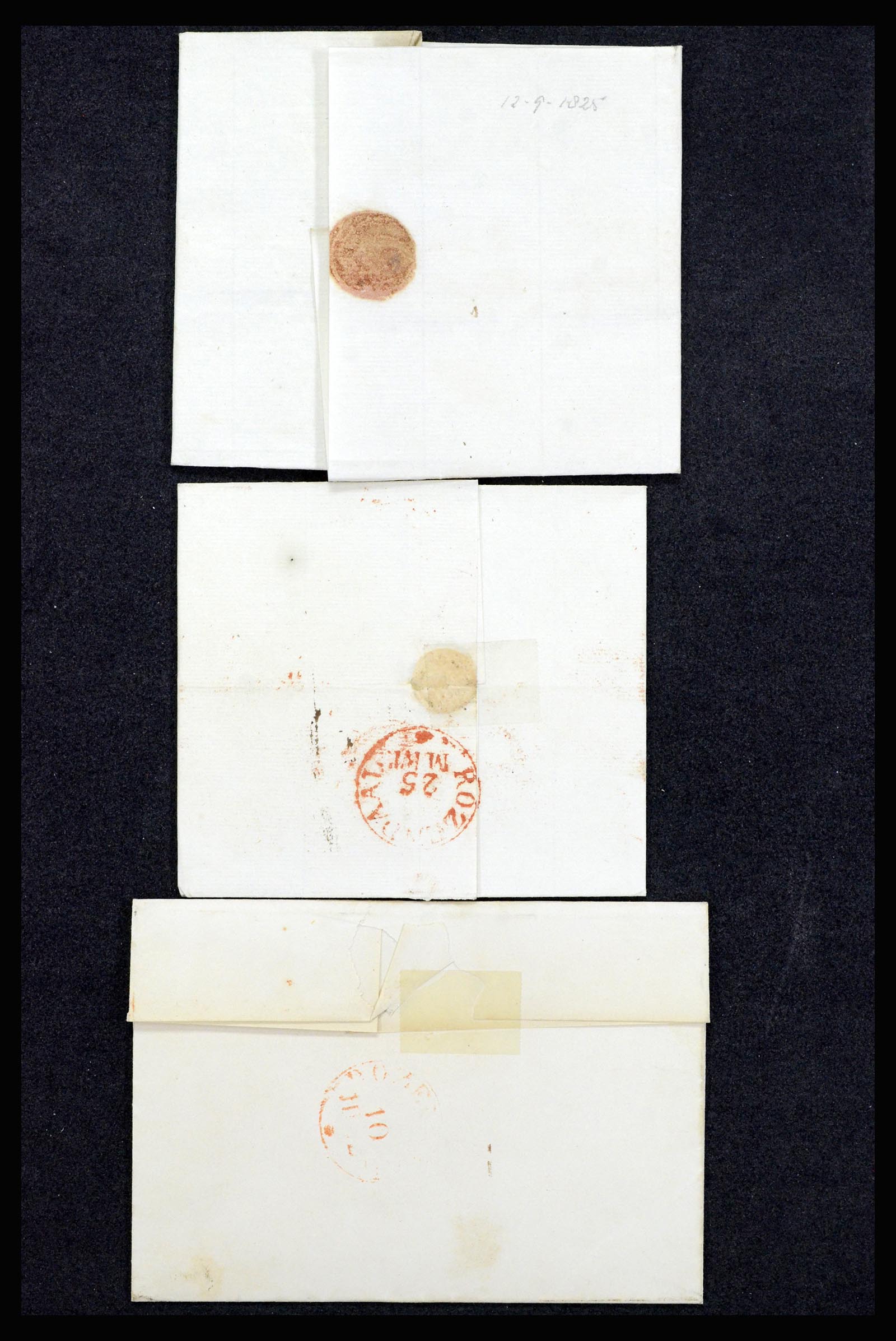 37051 032 - Postzegelverzameling 37051 Nederland brieven Roosendaal 1630(!)-1918.