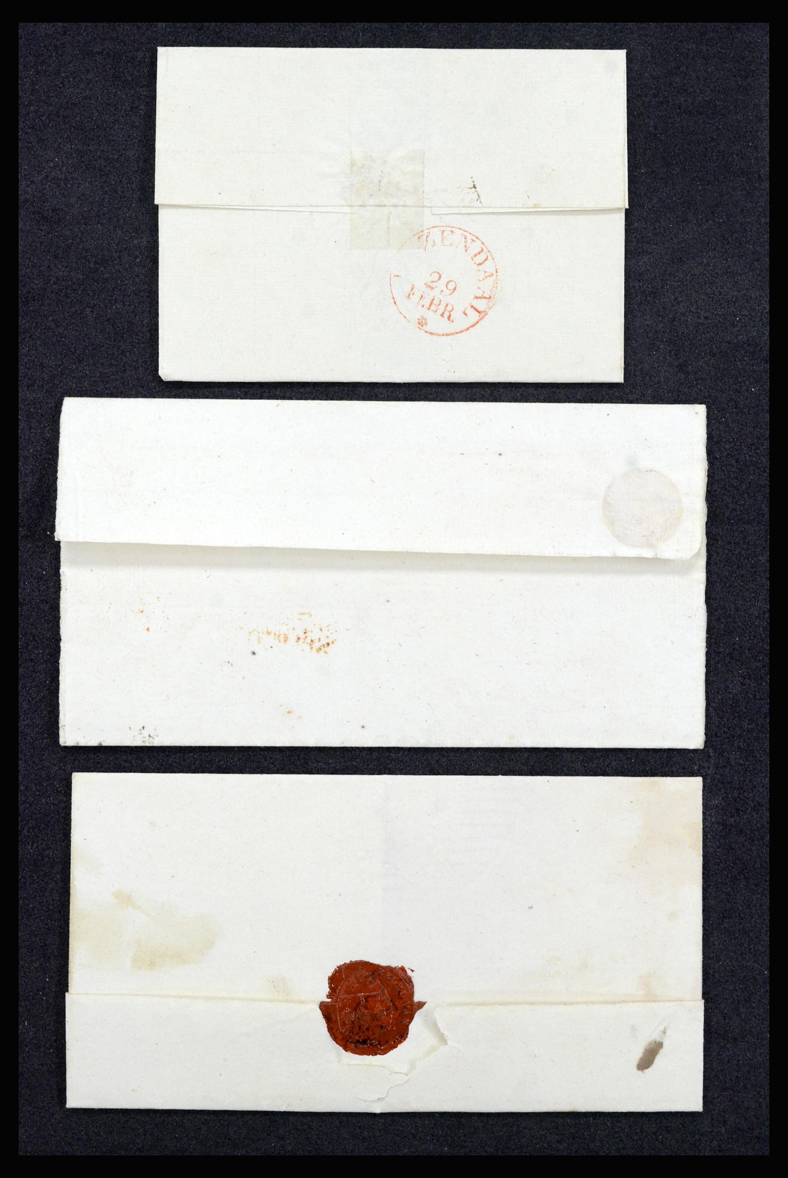37051 034 - Postzegelverzameling 37051 Nederland brieven Roosendaal 1630(!)-1918.