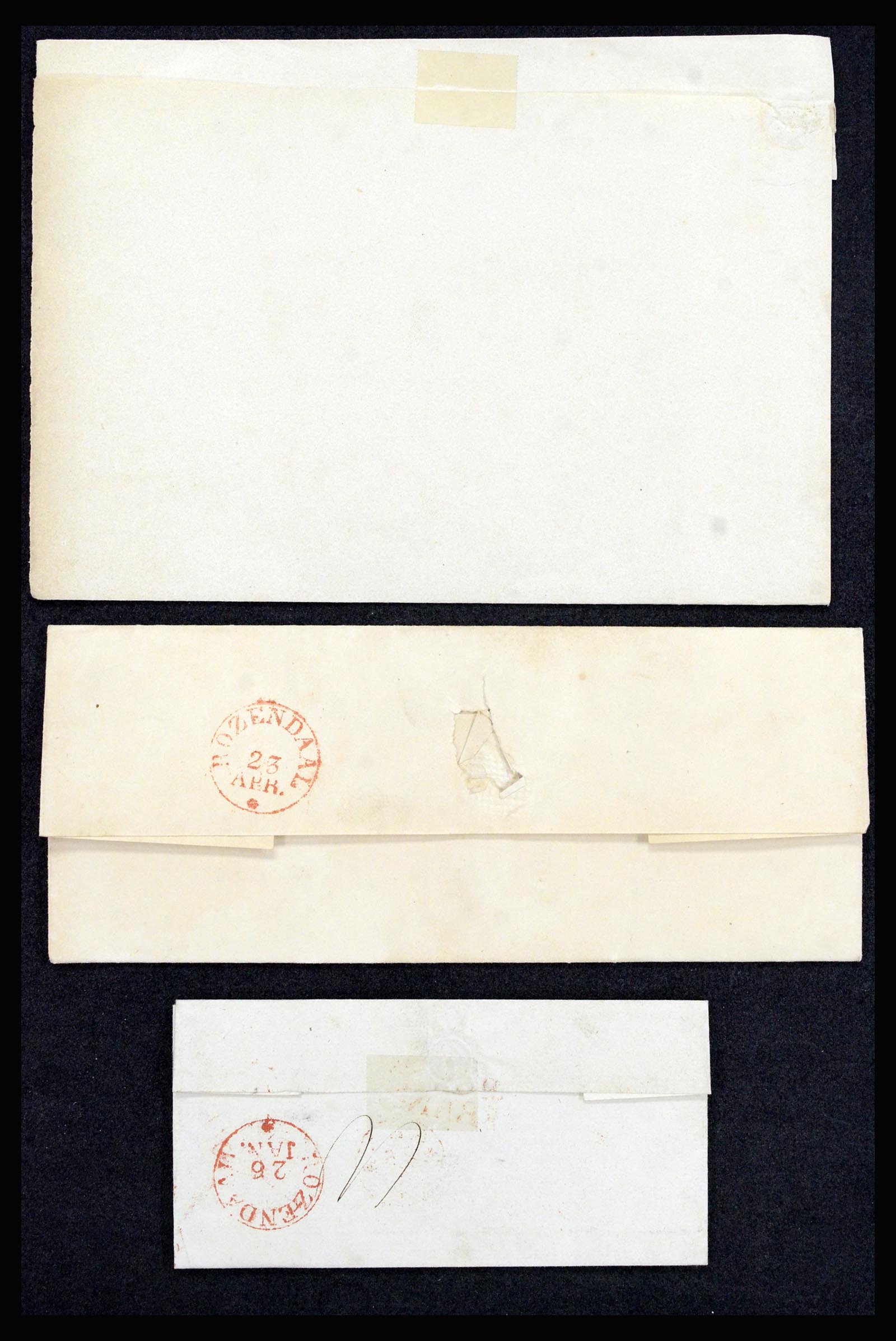 37051 040 - Postzegelverzameling 37051 Nederland brieven Roosendaal 1630(!)-1918.