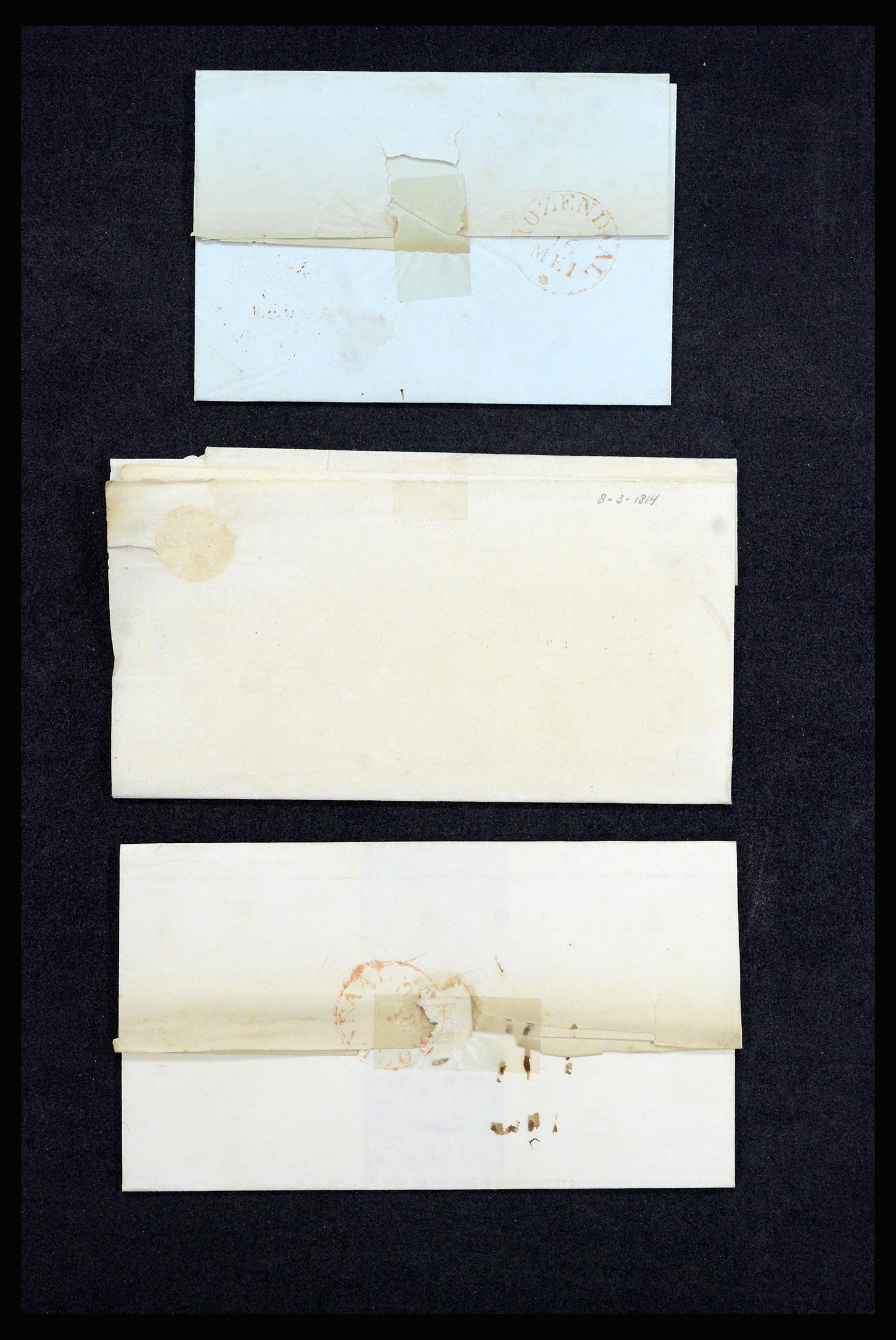 37051 046 - Postzegelverzameling 37051 Nederland brieven Roosendaal 1630(!)-1918.