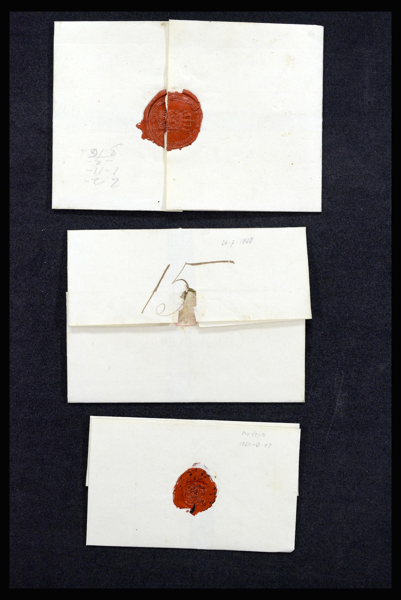 37051 048 - Postzegelverzameling 37051 Nederland brieven Roosendaal 1630(!)-1918.