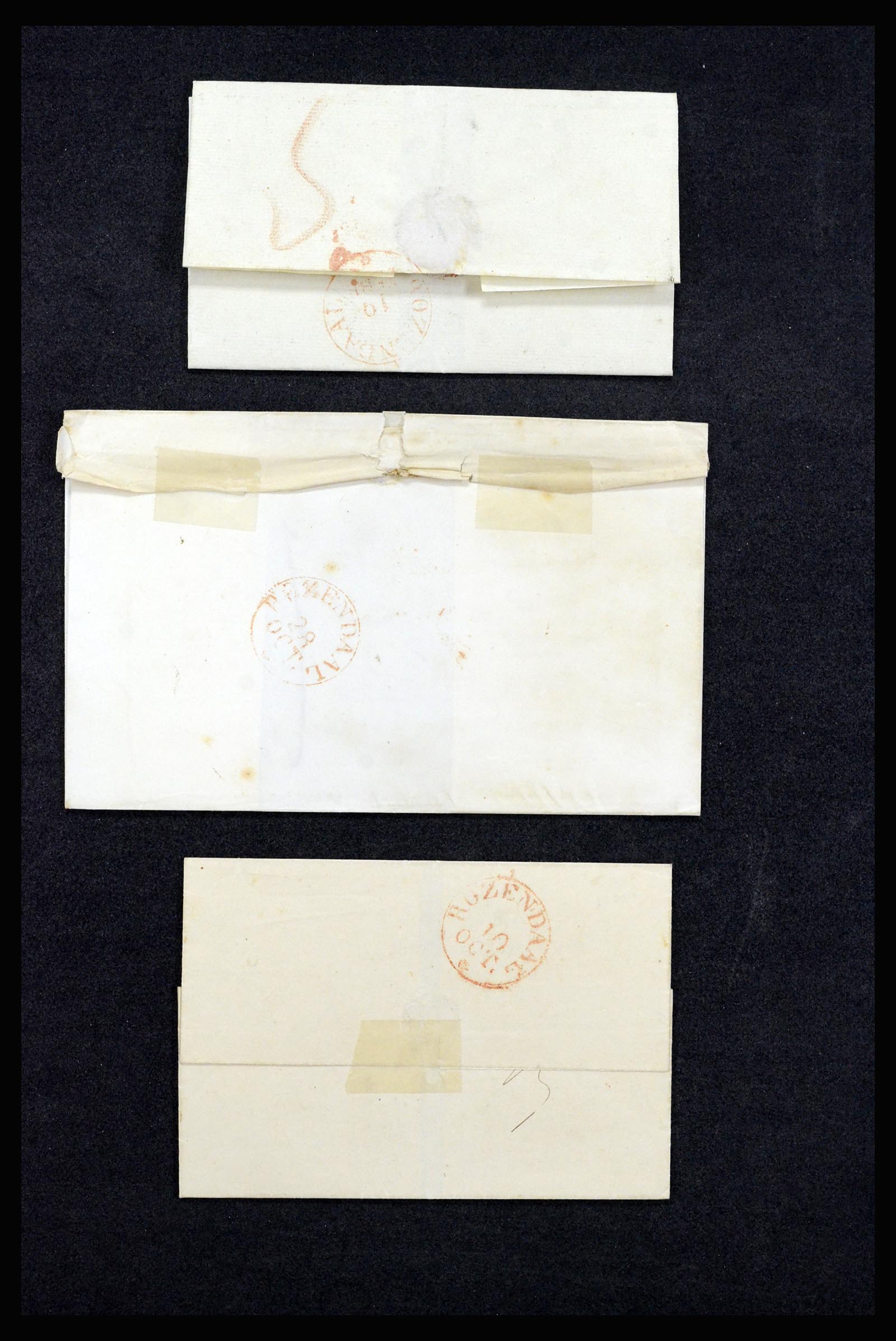 37051 052 - Postzegelverzameling 37051 Nederland brieven Roosendaal 1630(!)-1918.
