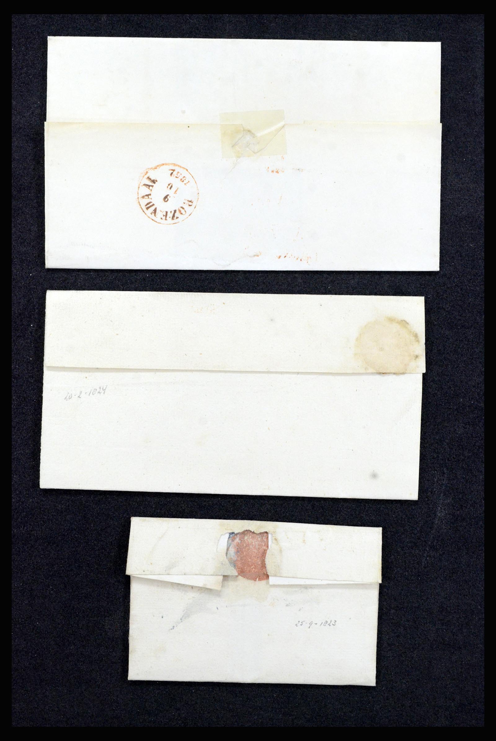 37051 060 - Postzegelverzameling 37051 Nederland brieven Roosendaal 1630(!)-1918.