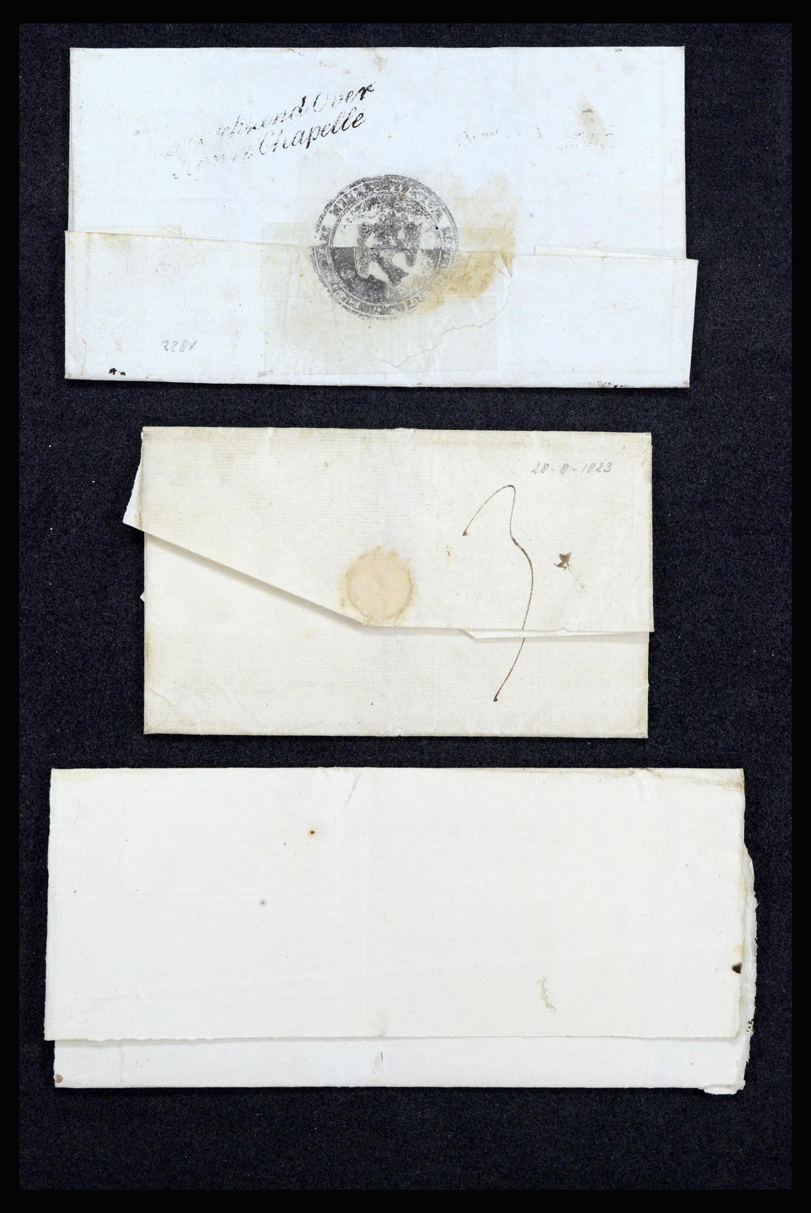 37051 062 - Postzegelverzameling 37051 Nederland brieven Roosendaal 1630(!)-1918.