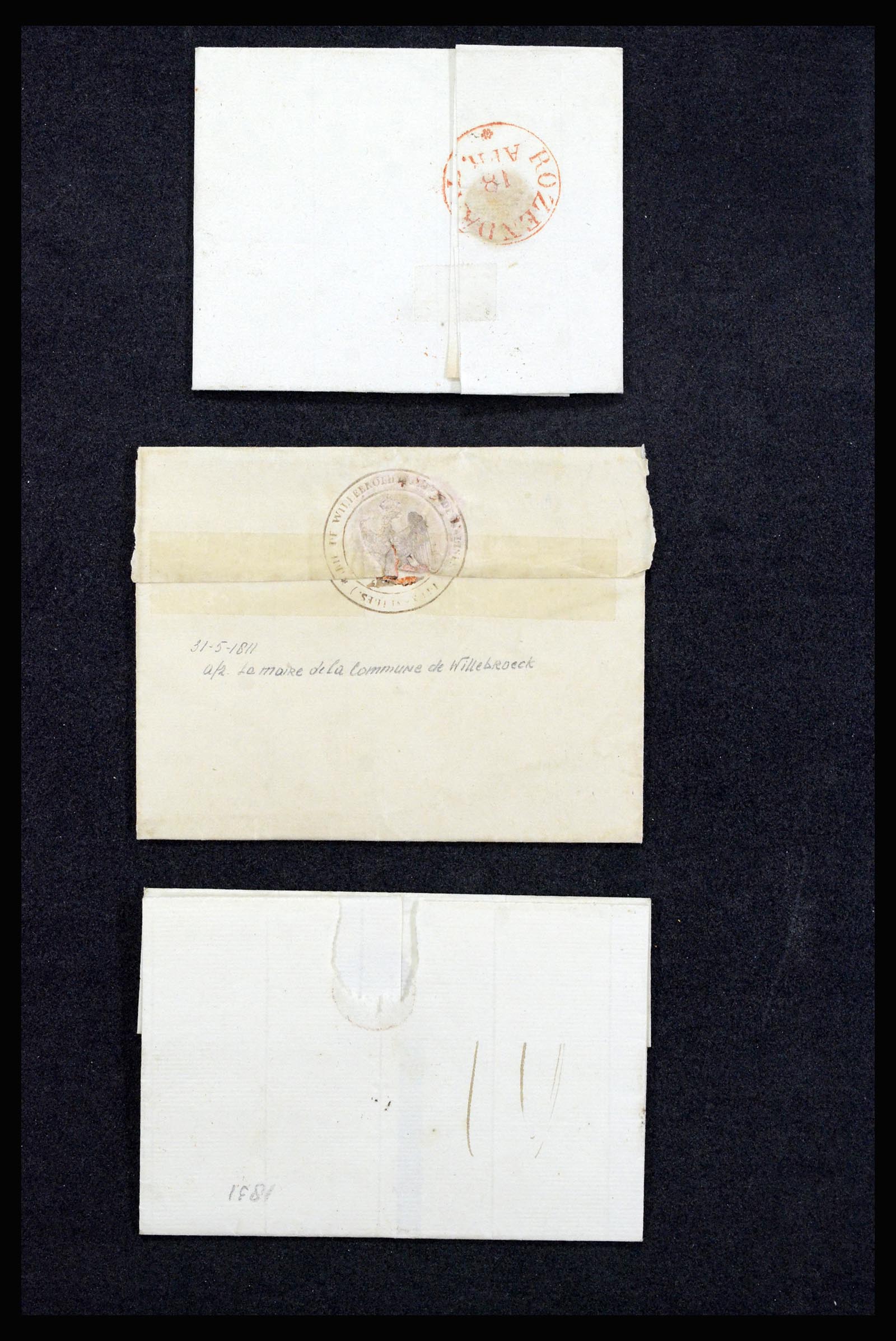 37051 064 - Postzegelverzameling 37051 Nederland brieven Roosendaal 1630(!)-1918.