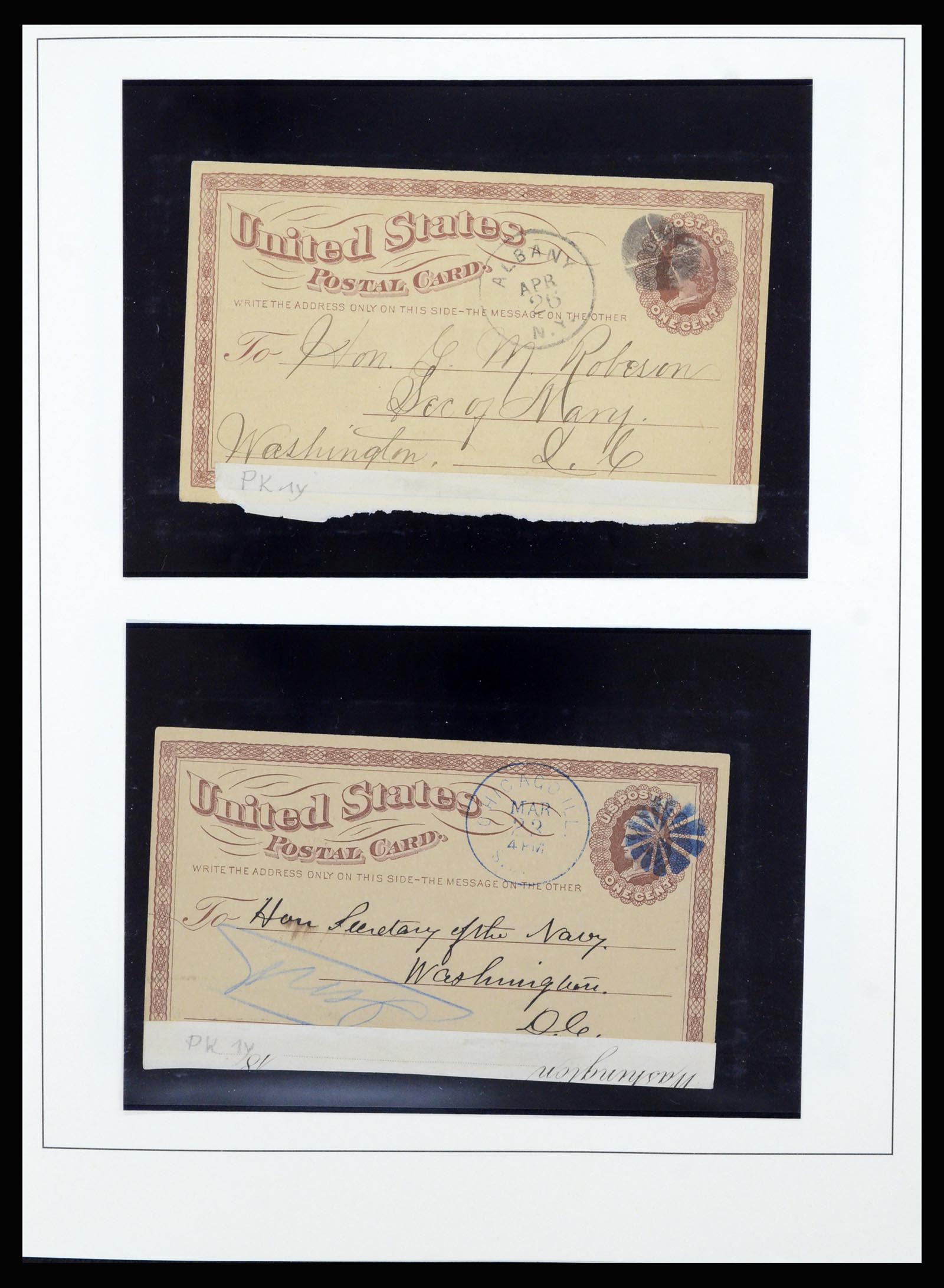 37052 003 - Stamp collection 37052 USA covers 1853-1950.