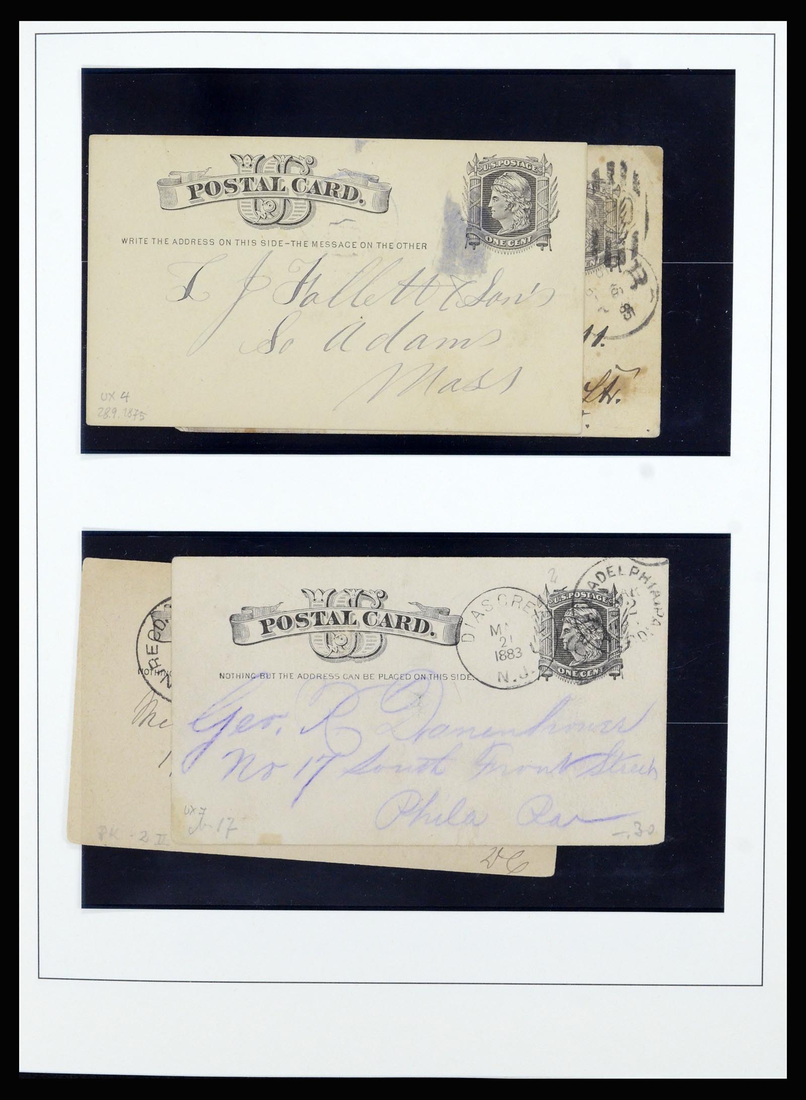 37052 004 - Stamp collection 37052 USA covers 1853-1950.
